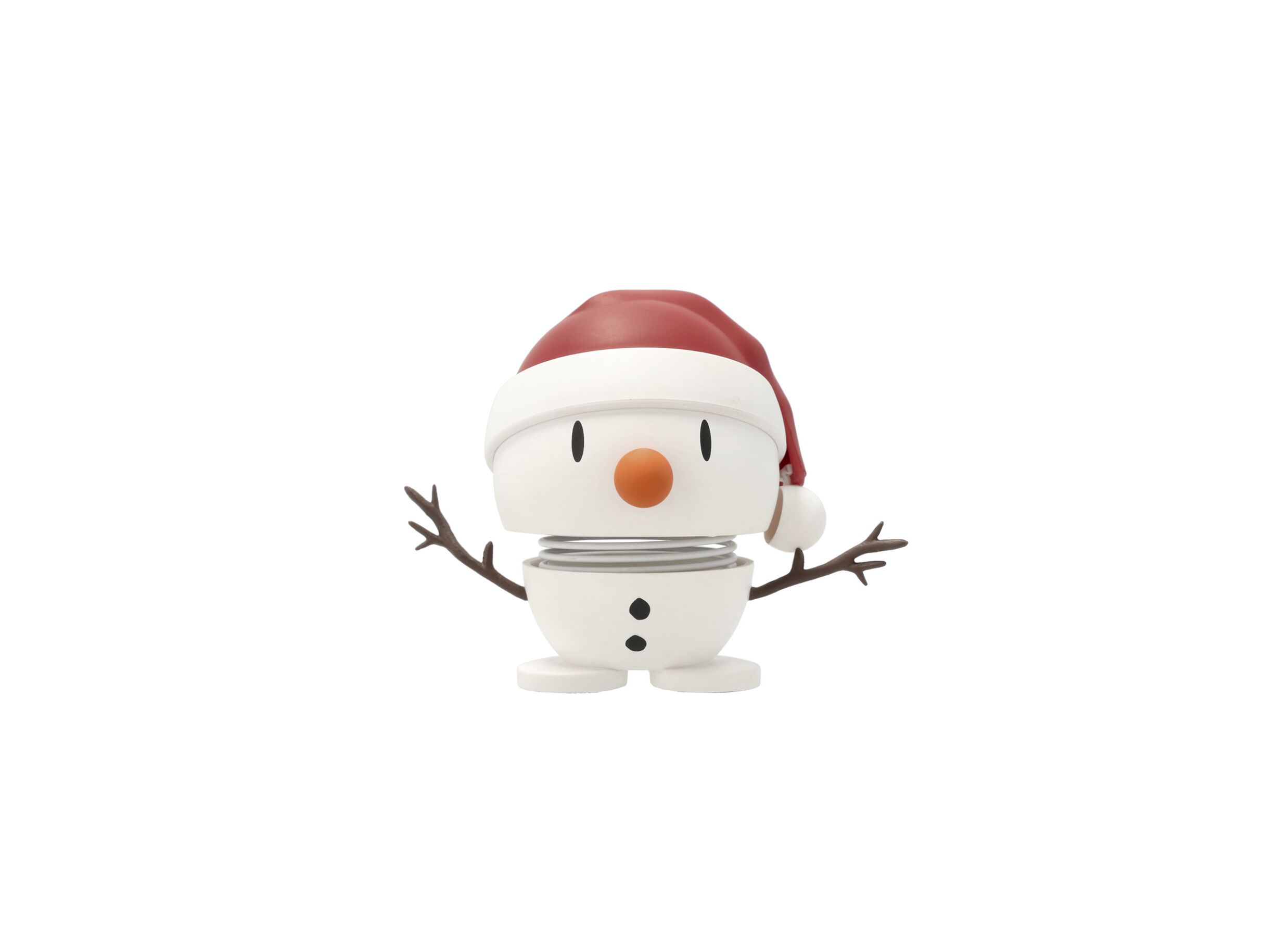 Figuur Hoptimist Soft Santa Snowman S H6 - Figuur Hoptimist Soft Santa Snowman S H6,9cm - kunststof - wit