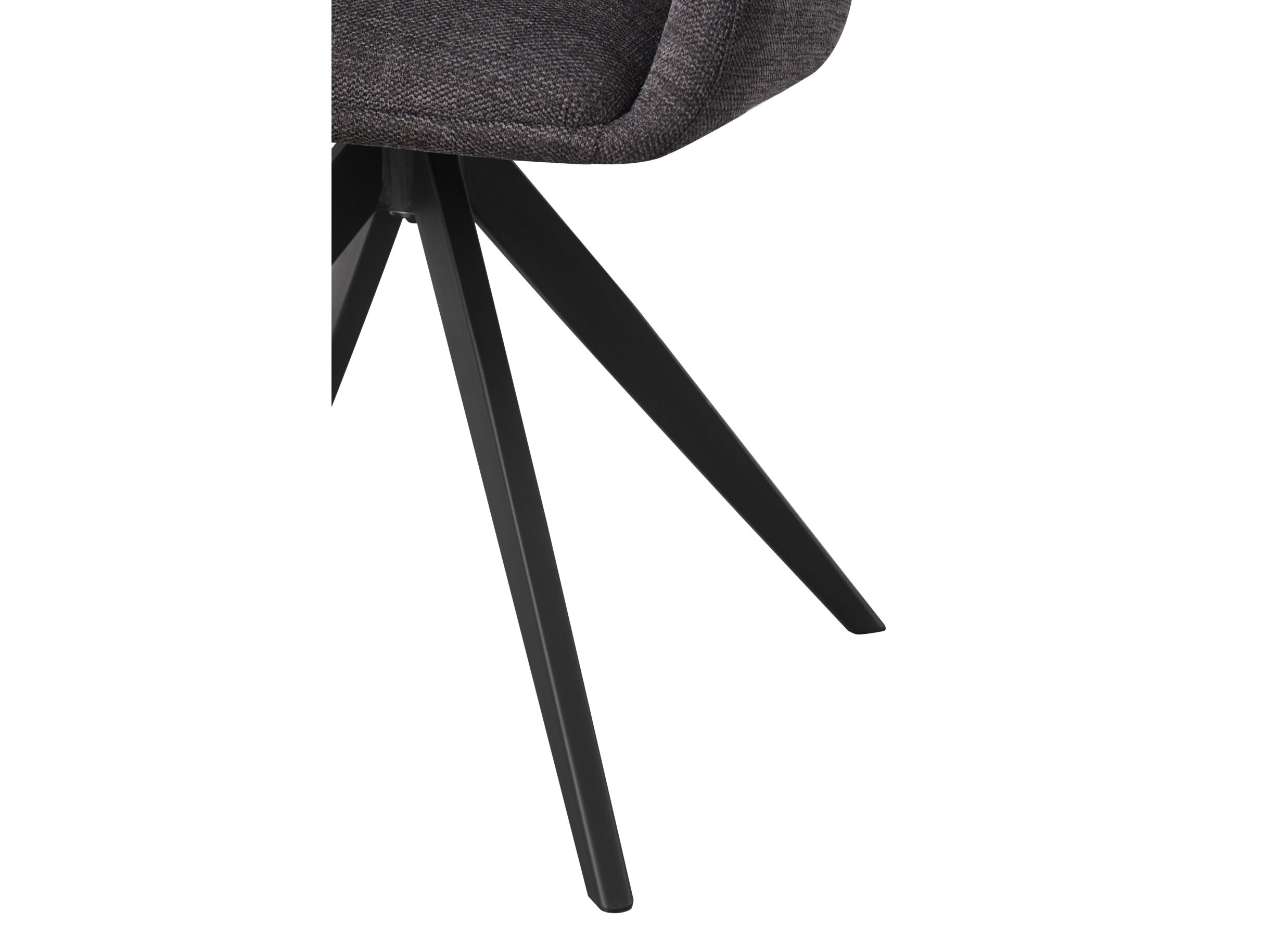 Detailfoto - Draaistoel Sirius 57x60x83cm - stof - antraciet