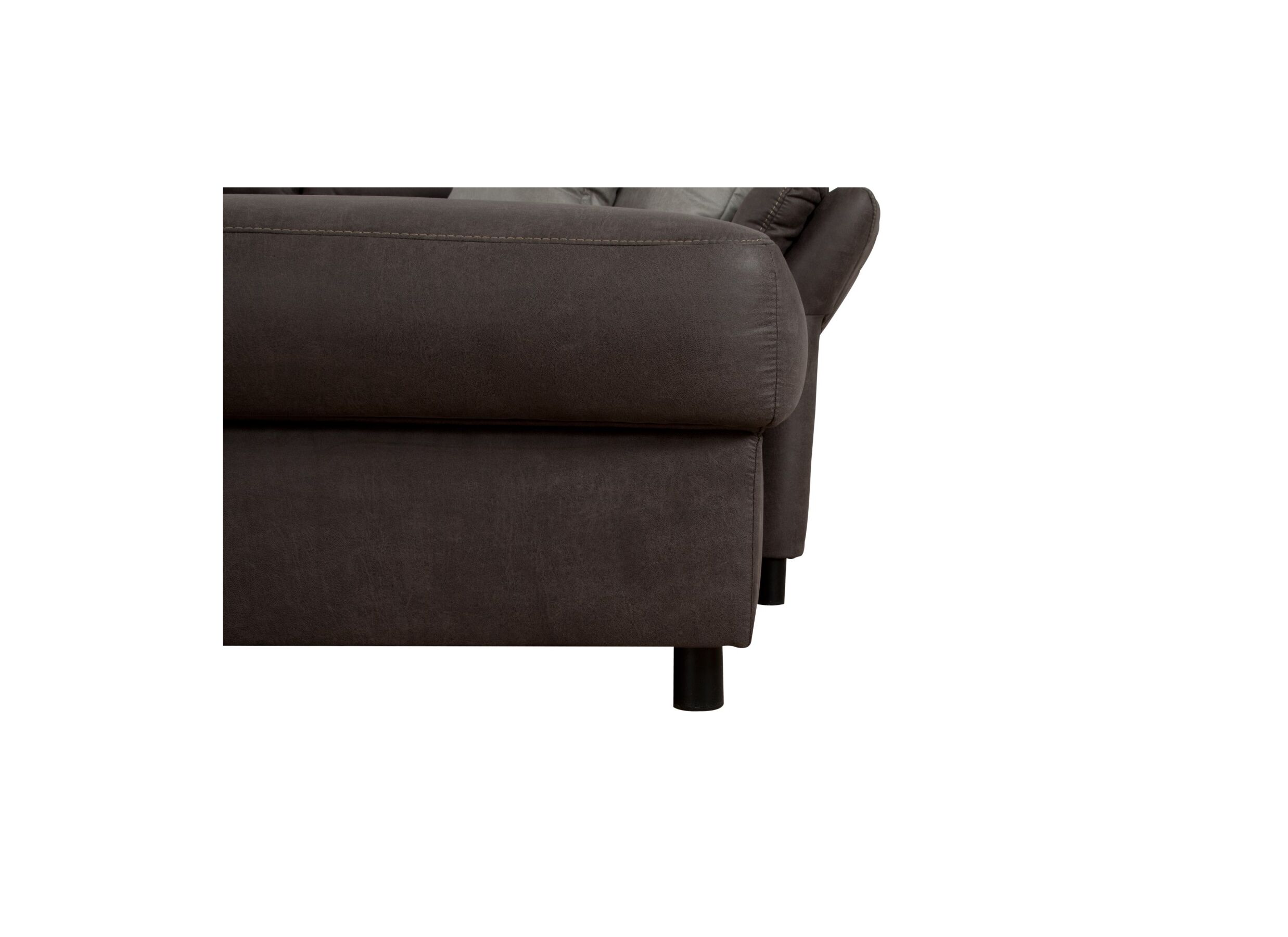 Hoeksalon Foreno 350x268cm - stof - grijs met relax