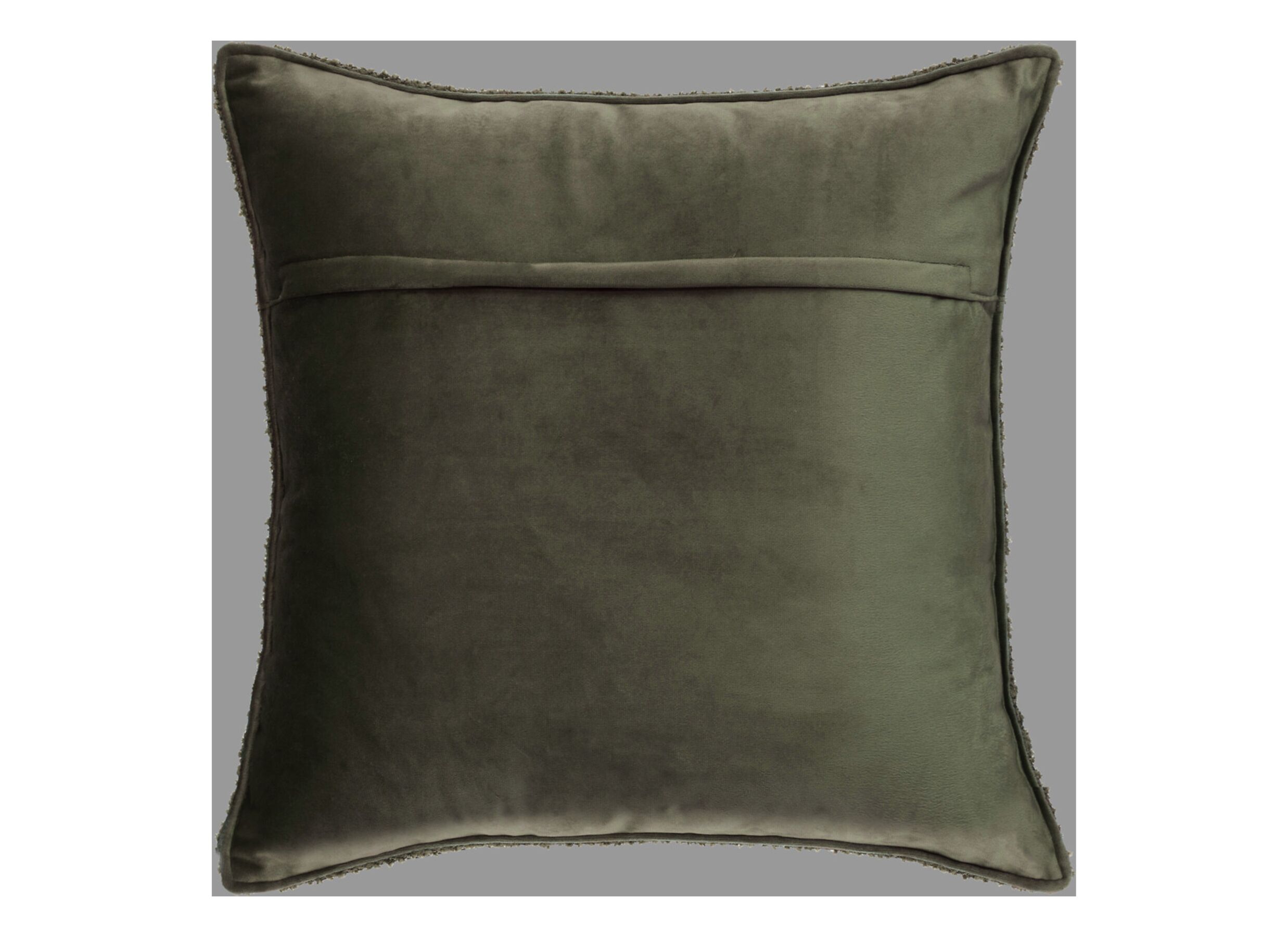 Overzichtsfoto - Kussen Soana 45x45cm - bouclé - kaki