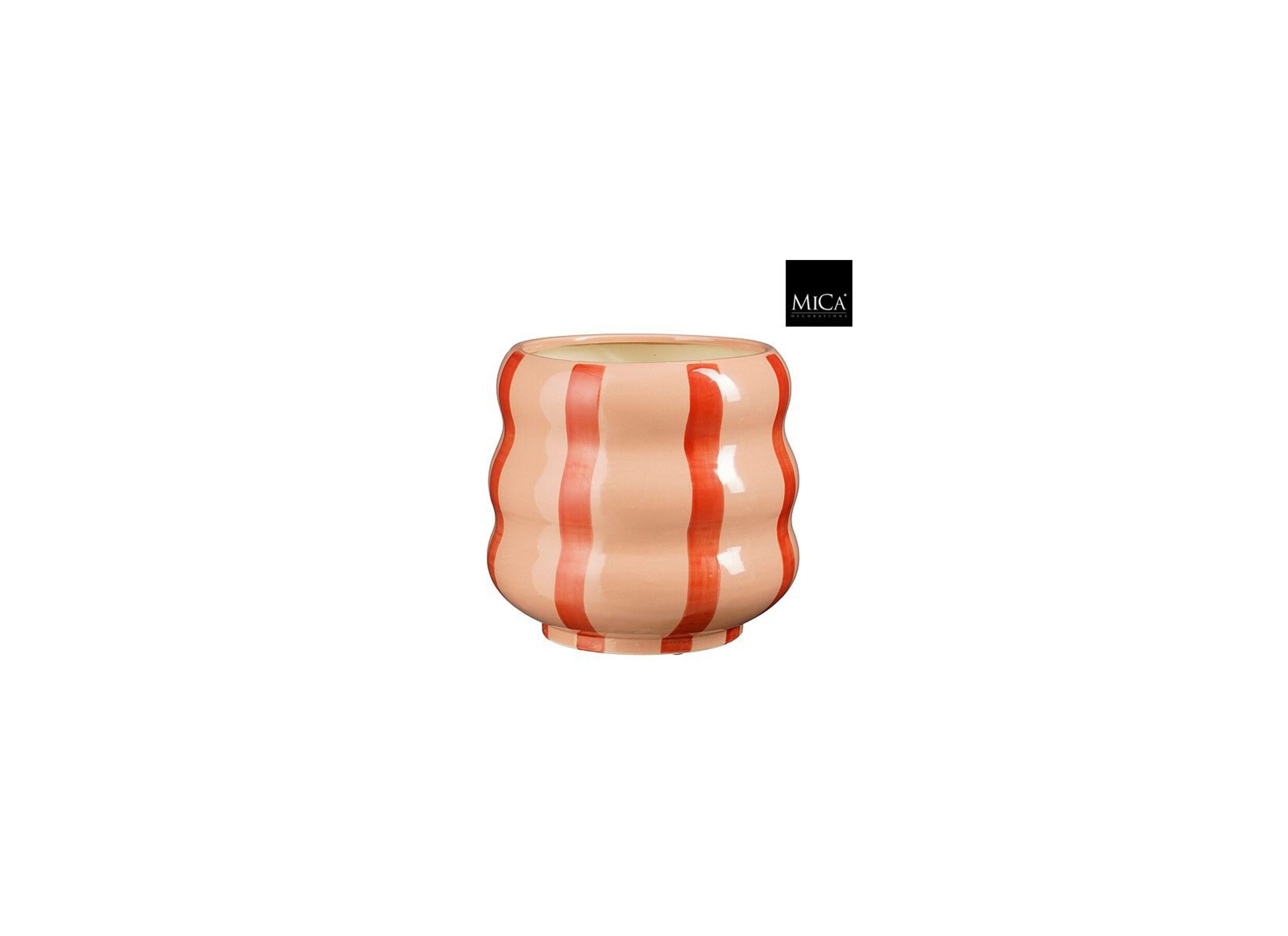 Bloempot Polly H22cm - keramiek - rood - Bloempot Polly H22cm - keramiek - rood
