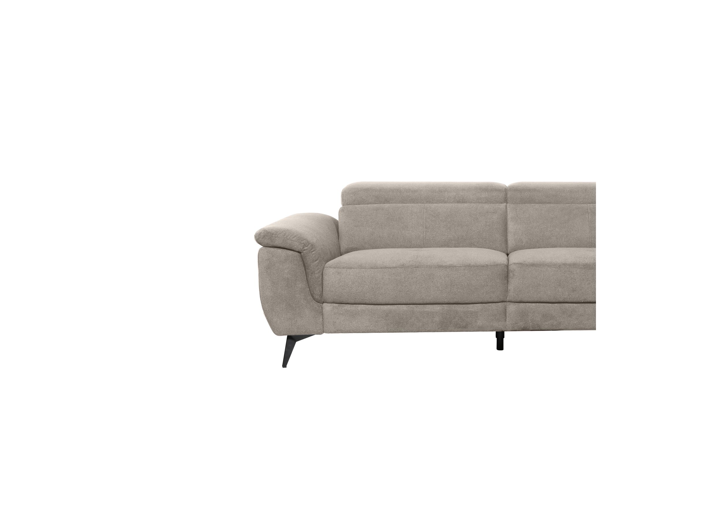Canapé d'angle Condor tissu champagne