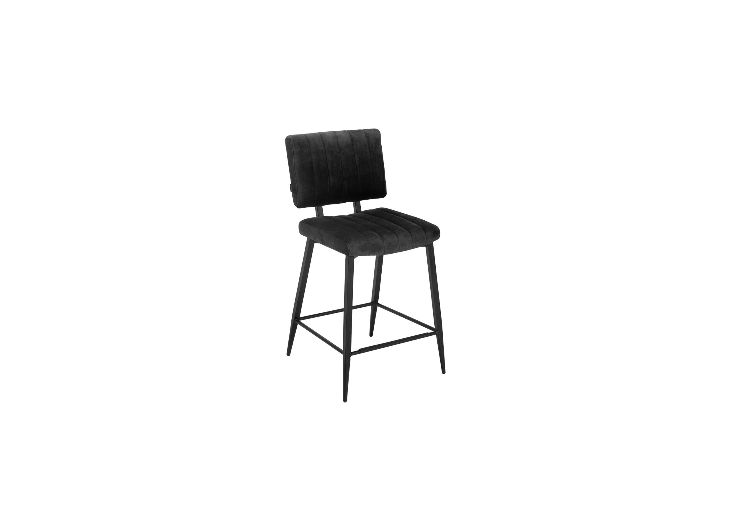 Barstoel Vicenza ZH67cm - stof - goldy antraciet