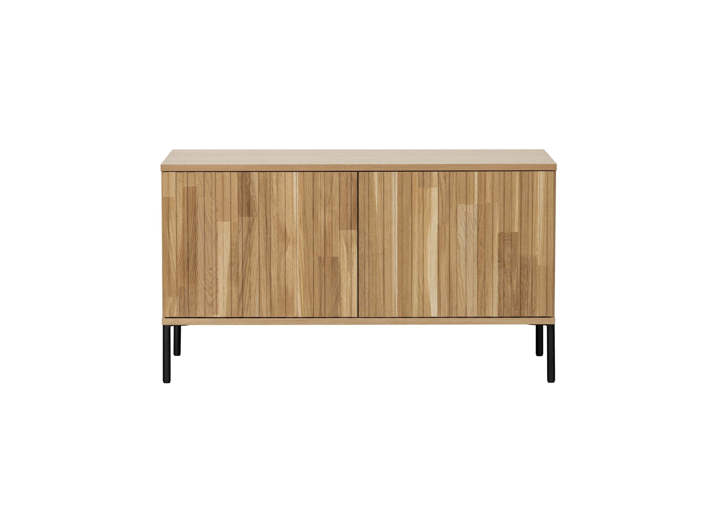 Aperçu - Meuble TV New Gravure 100x44x56cm - placage chêne - naturel
