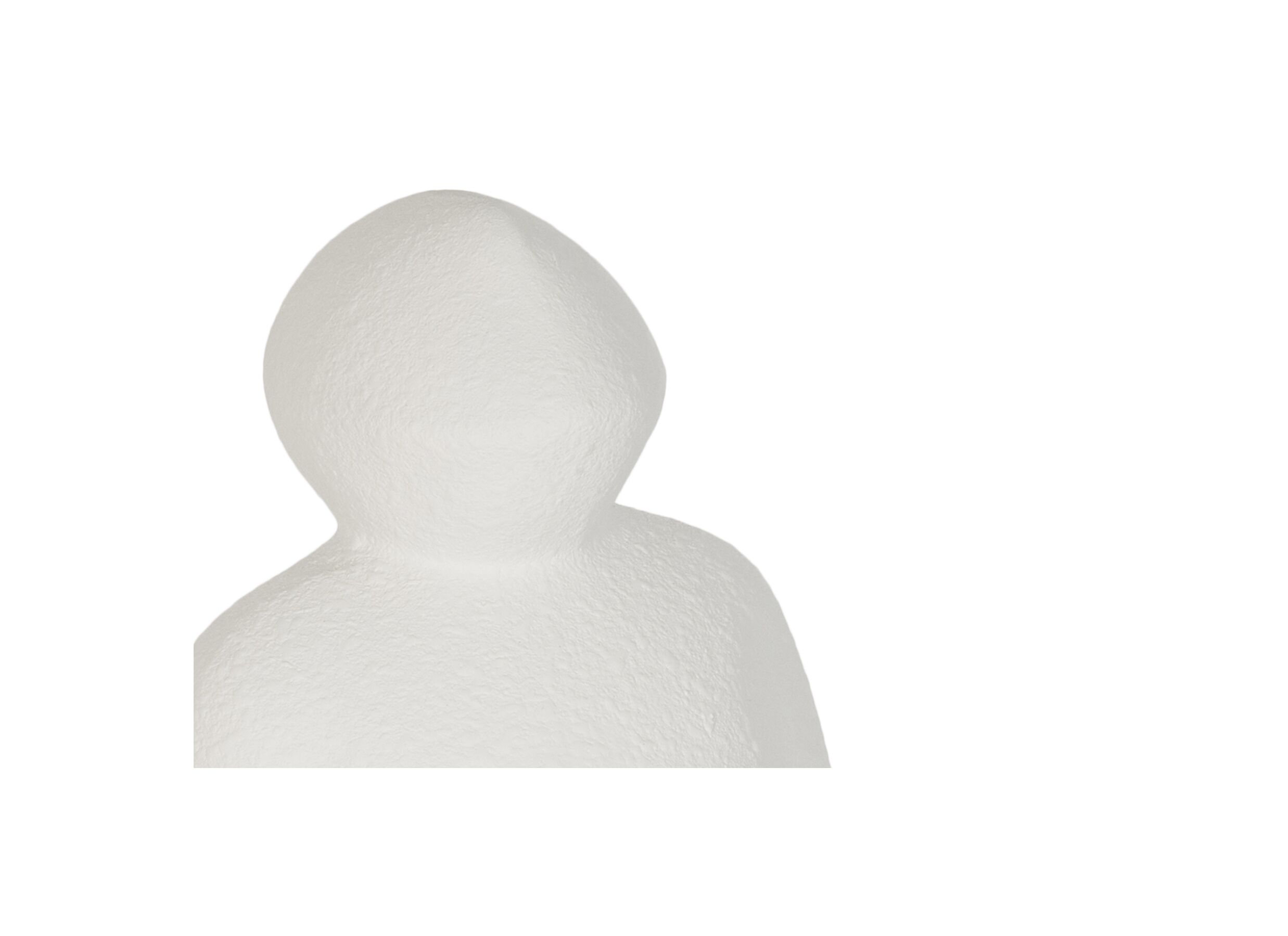 Detail - Statue Figura terre cuite H40.5cm