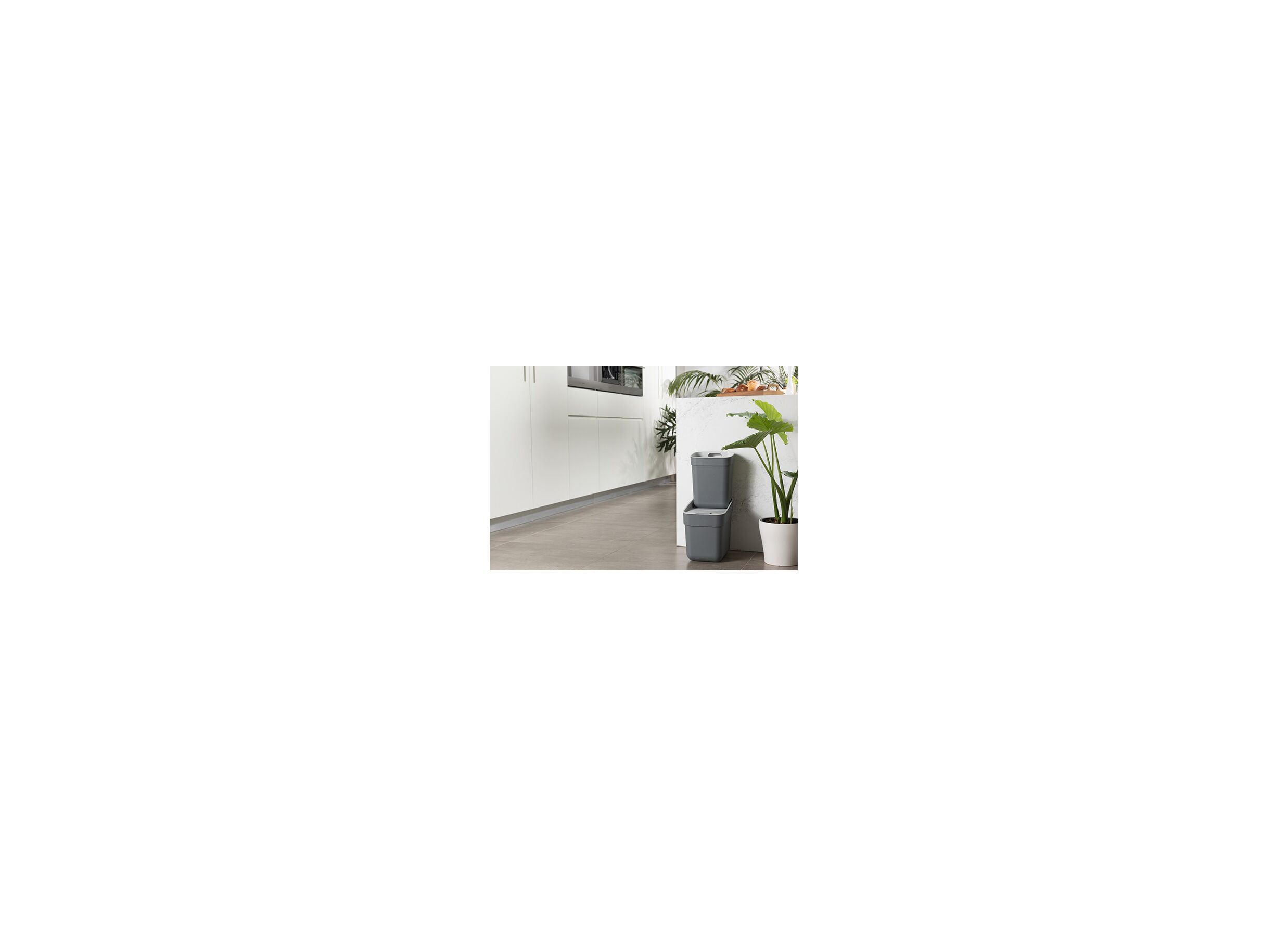 Foto ambiance - Poubelle Ready To Collect 10L gris