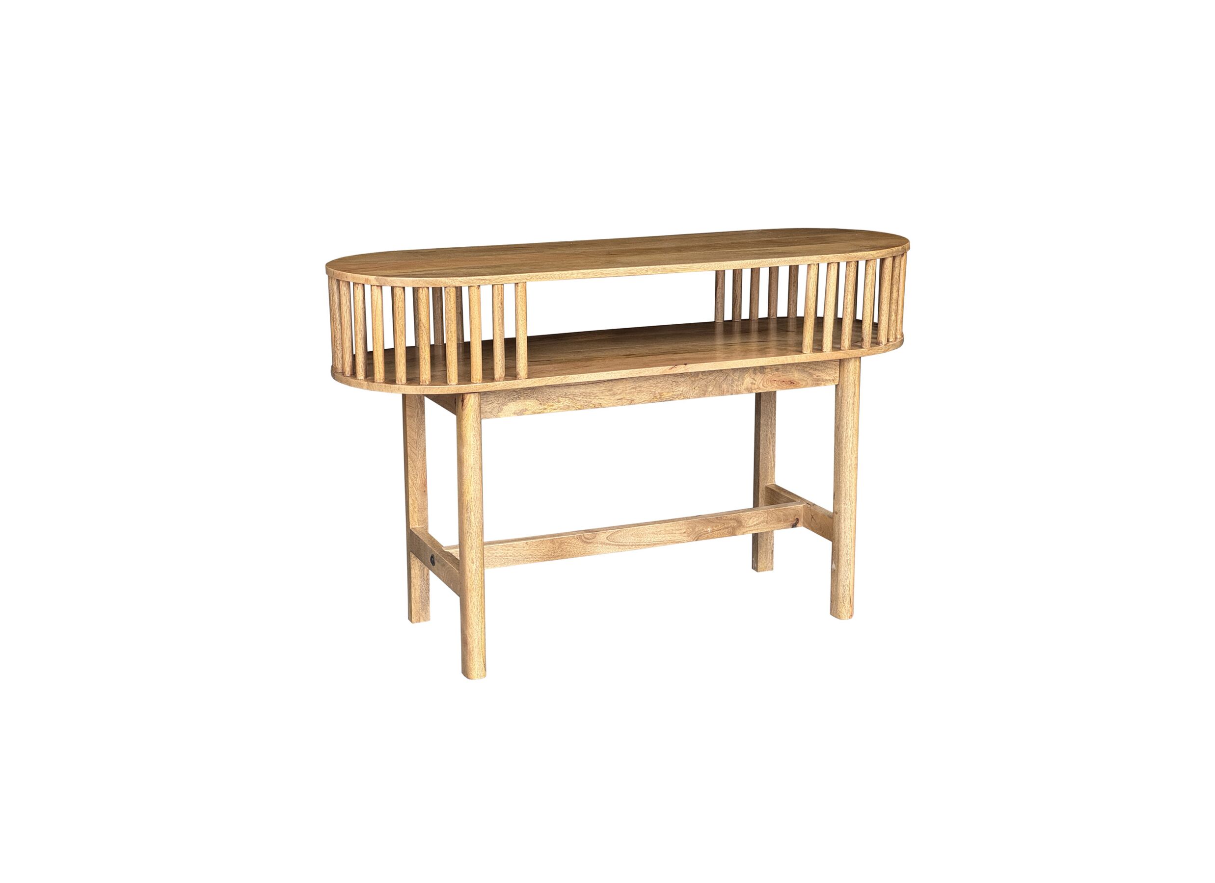 Wandtafel Cupertino 120x40cm - mango massief - naturel - Wandtafel Cupertino 120x40cm - mango massief - naturel