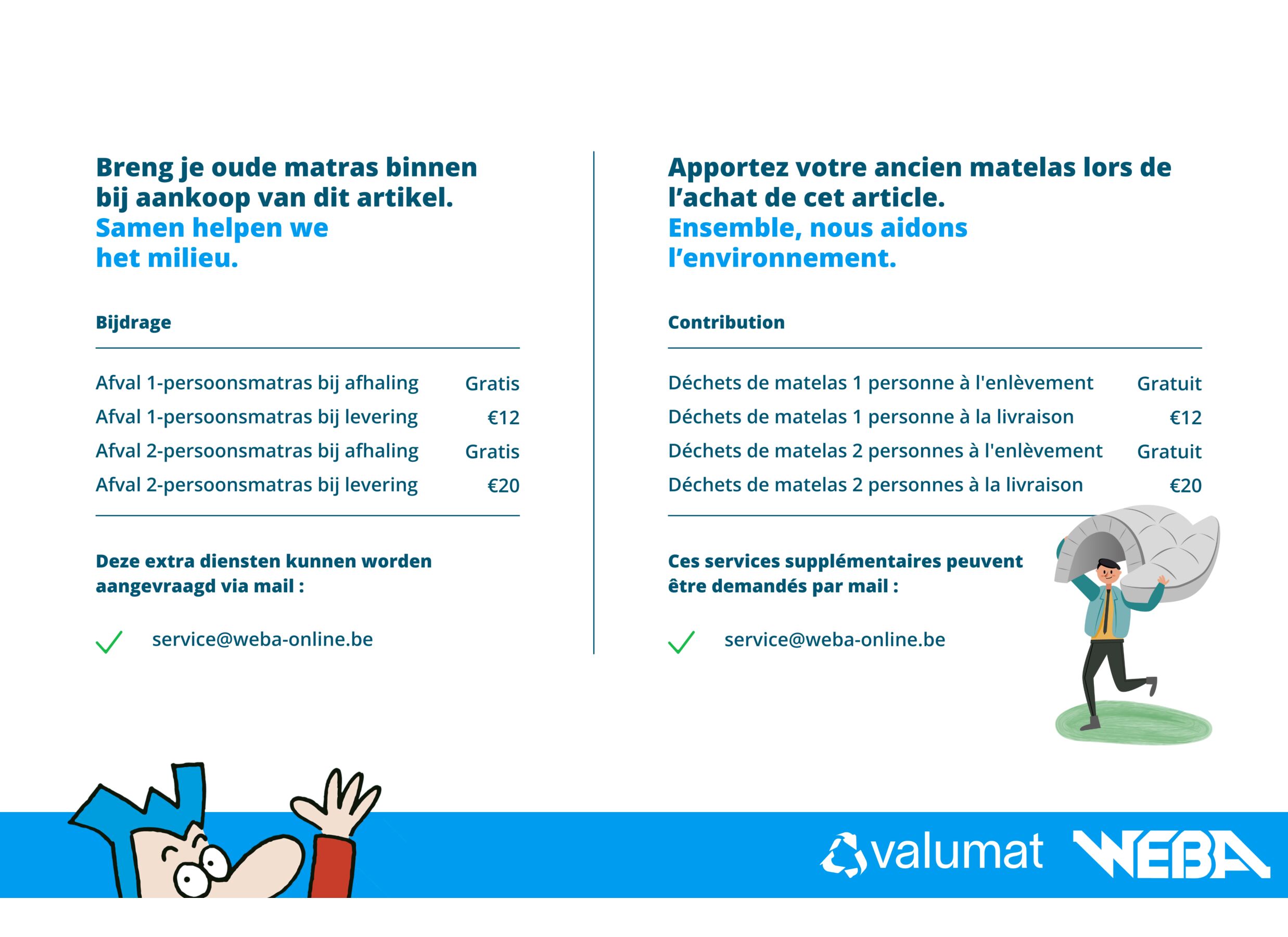 Matelas Omega Hybride ressorts ensachés 80x200cm ferme