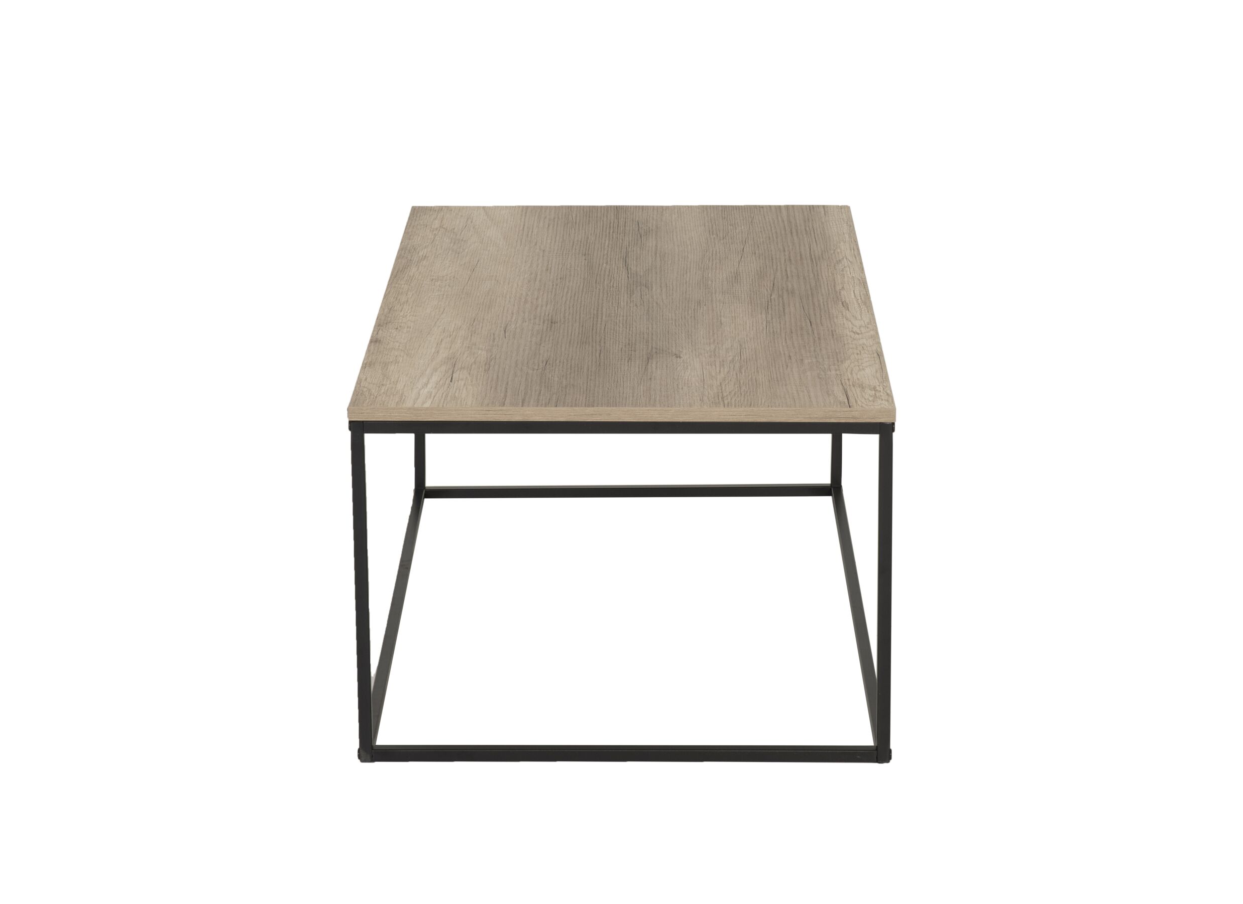 Table basse Vancouver 100cm - mélamine - marron