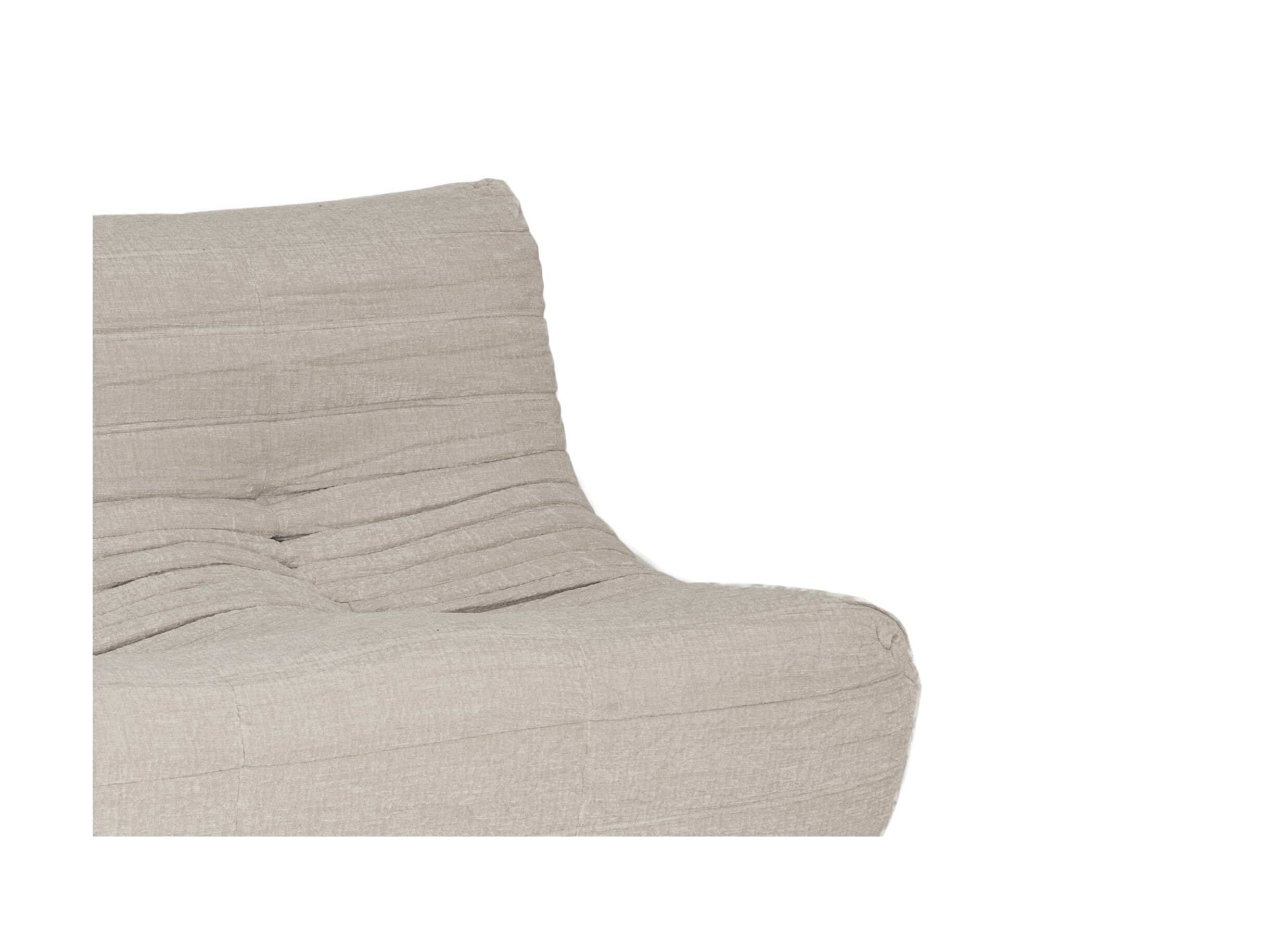 Detailfoto - Zetel Ragazzi 180x100x74cm - stof - beige