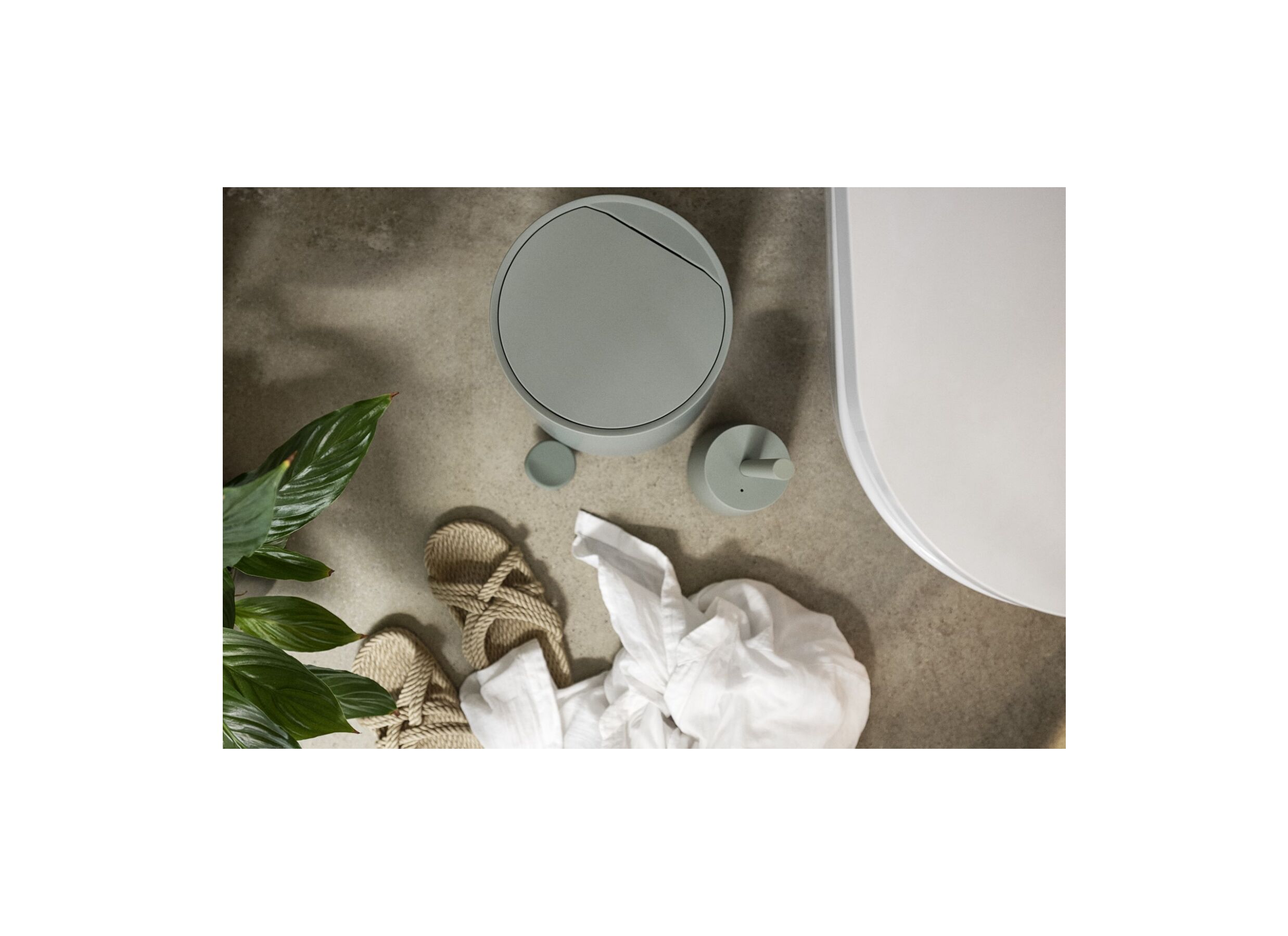 Setfoto - Wc-borstel matcha groen