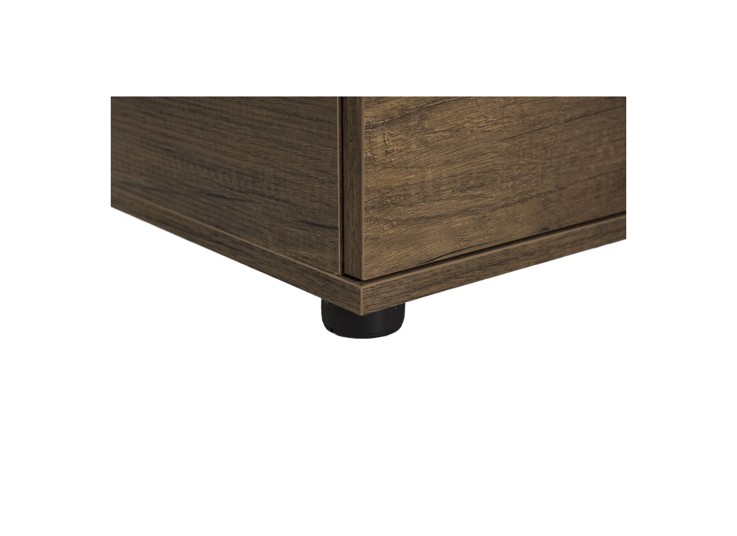Detail - Commode Komodo 73x44x96cm - mélamine - noyer