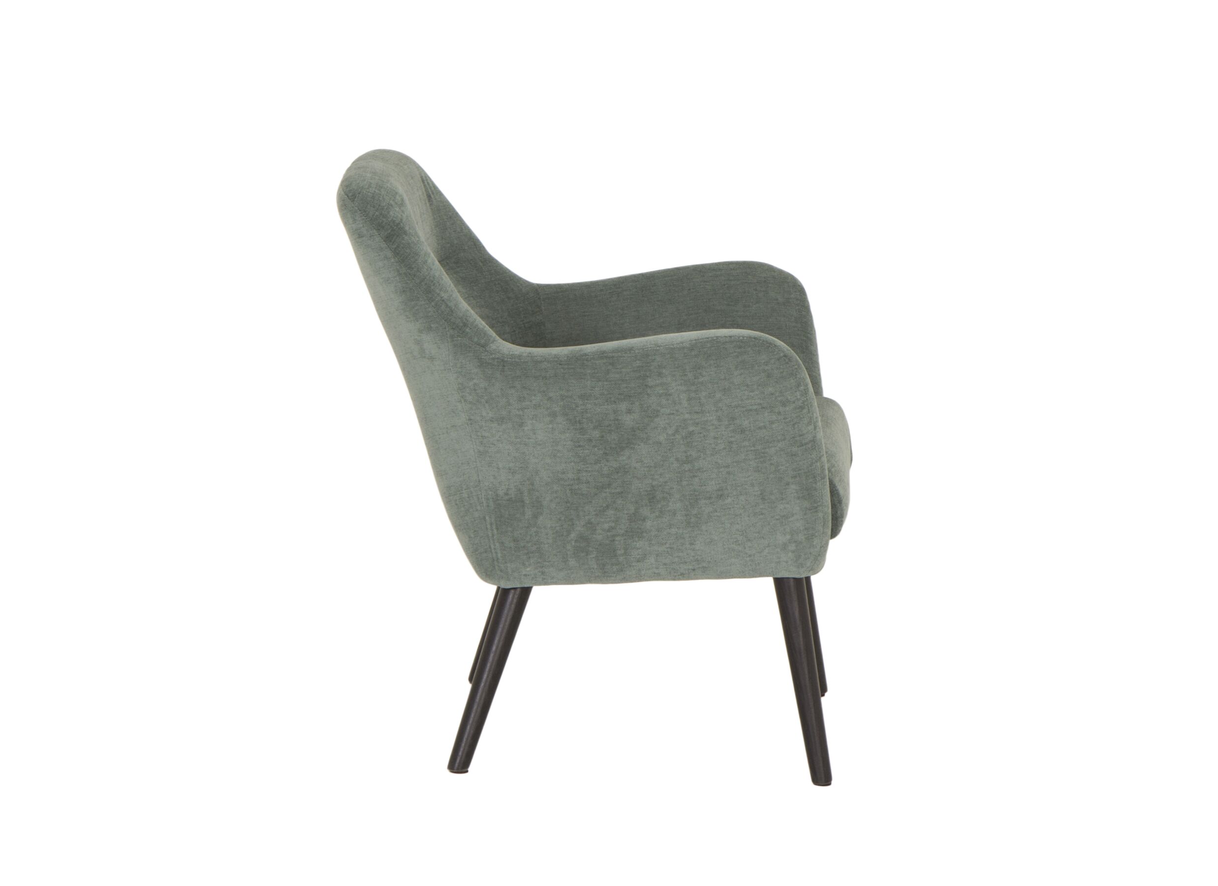 Fauteuil Pacha 70x60x82cm - tissu - vert