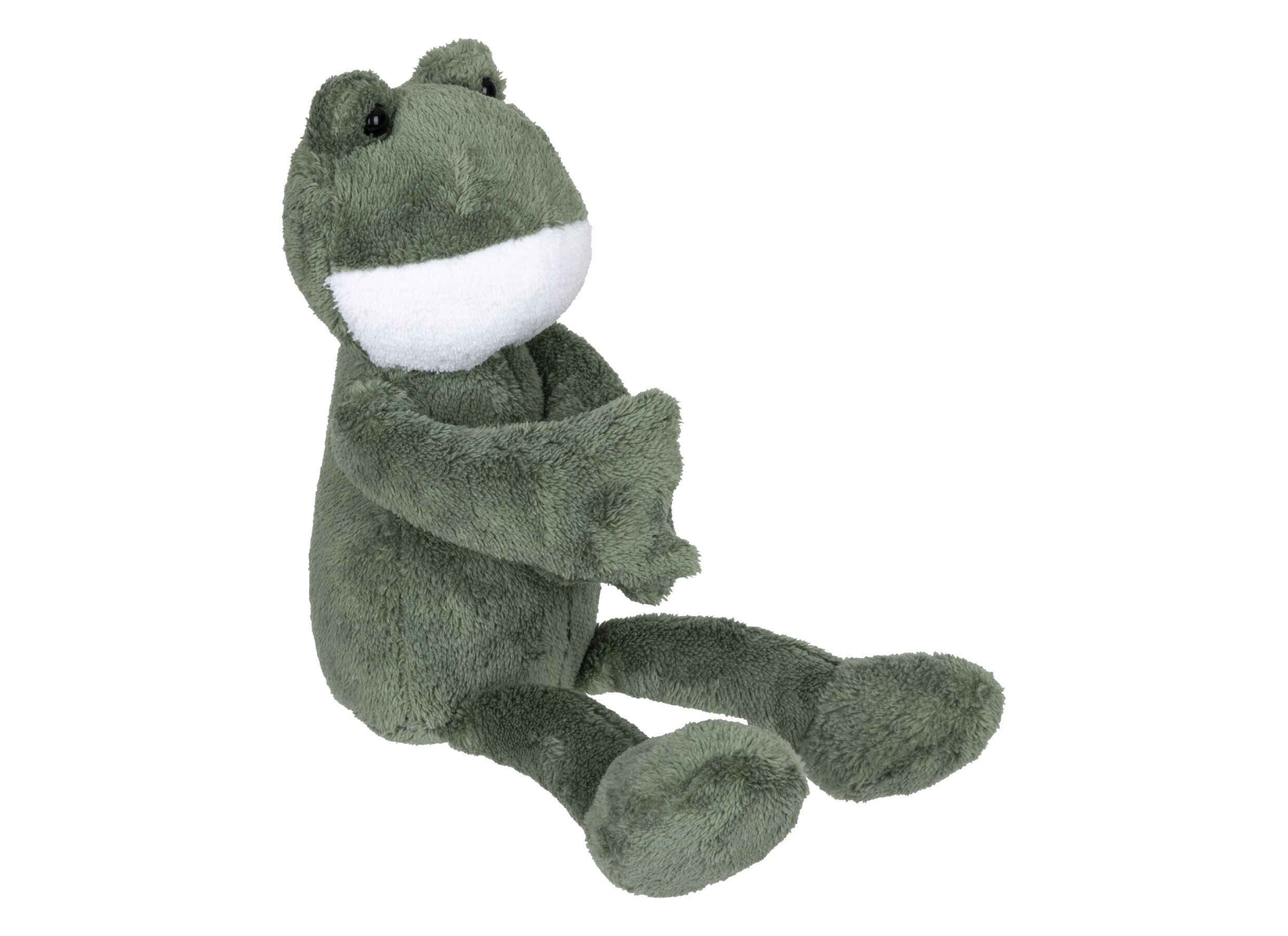 Knuffel Kikker H35cm - polyester - groen - Knuffel Kikker H35cm - polyester - groen
