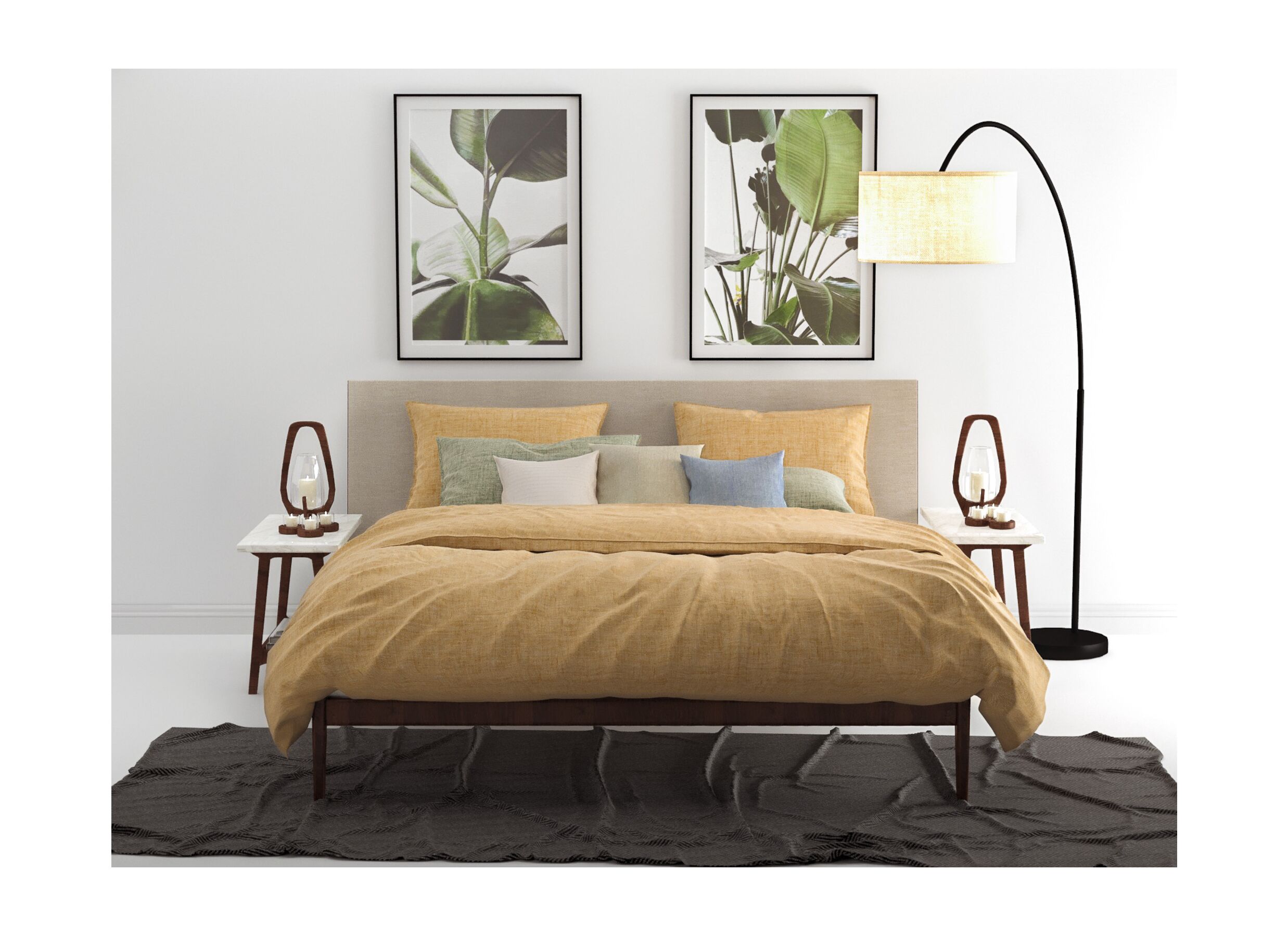 Foto ambiance - Housse de couette 200x220cm coton