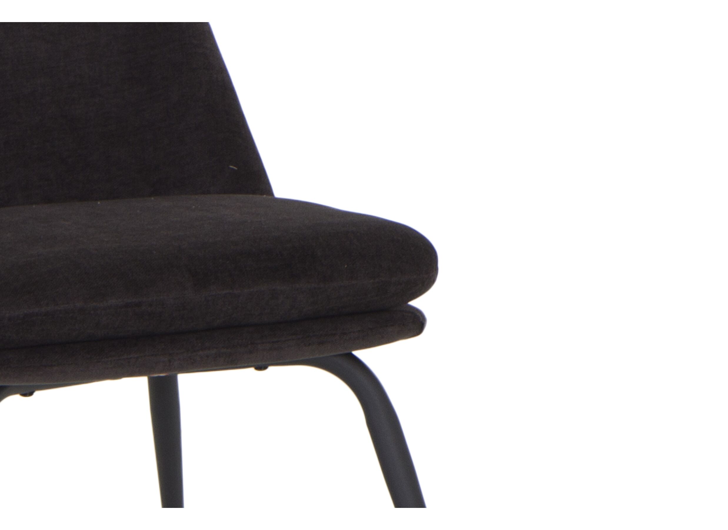 Detail - Fauteuil Yoyo 56x73x77cm - tissu - noir
