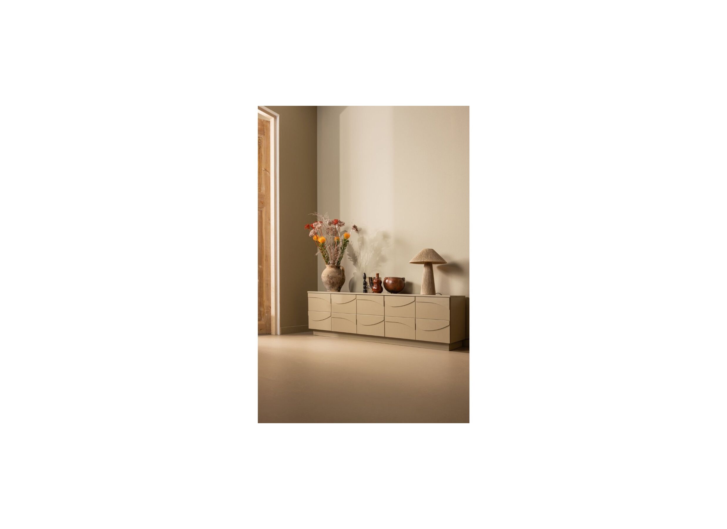 Meuble TV Teo grenenhout 180cm