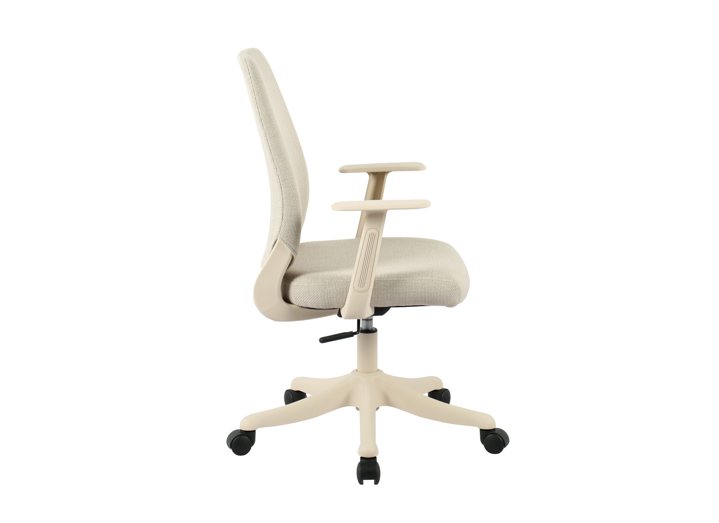 Overzichtsfoto - Bureaustoel Archie 68,5x57x94cm - stof - beige