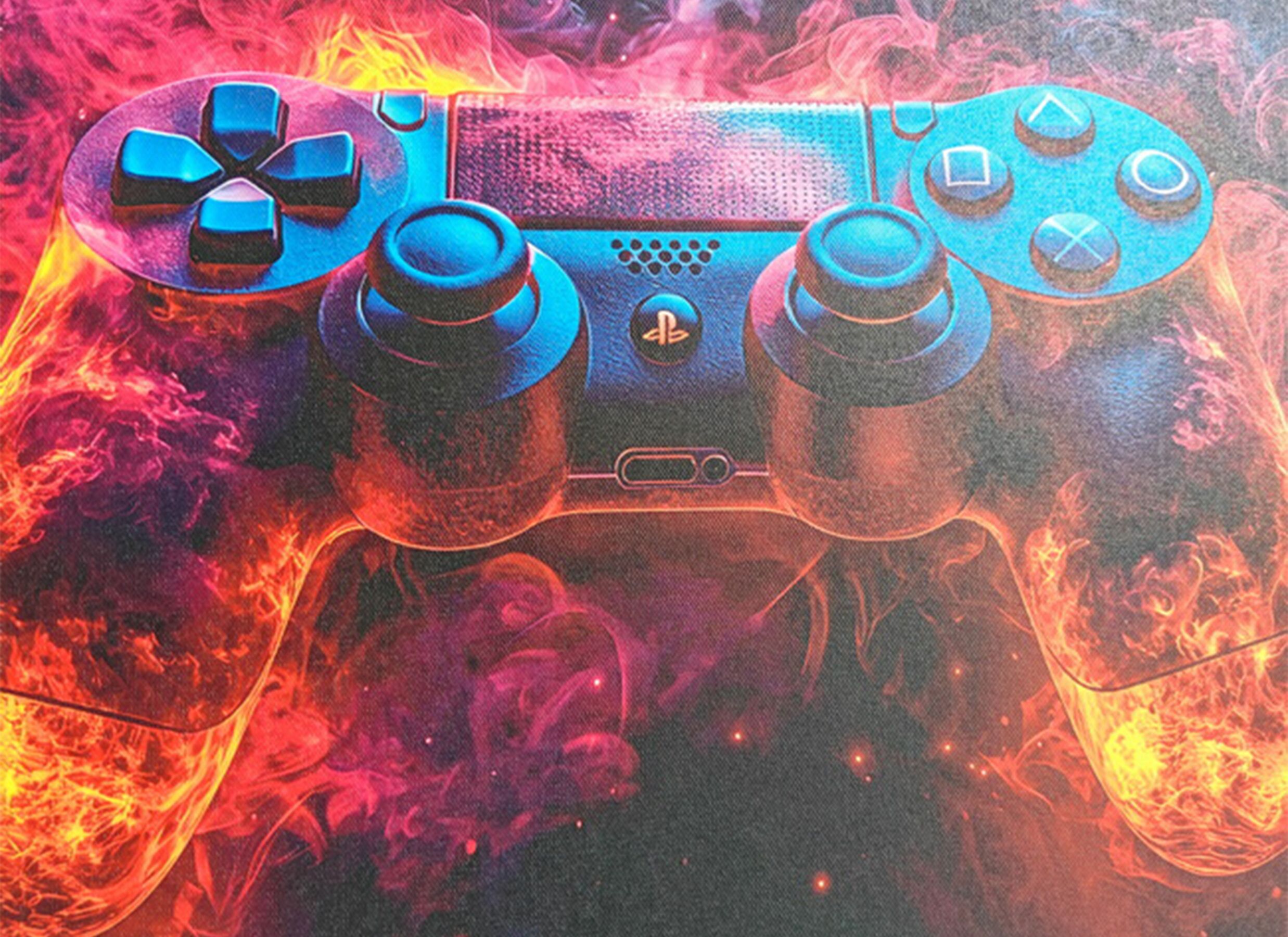 Detailfoto - Print op canvas Gaming 50x50cm