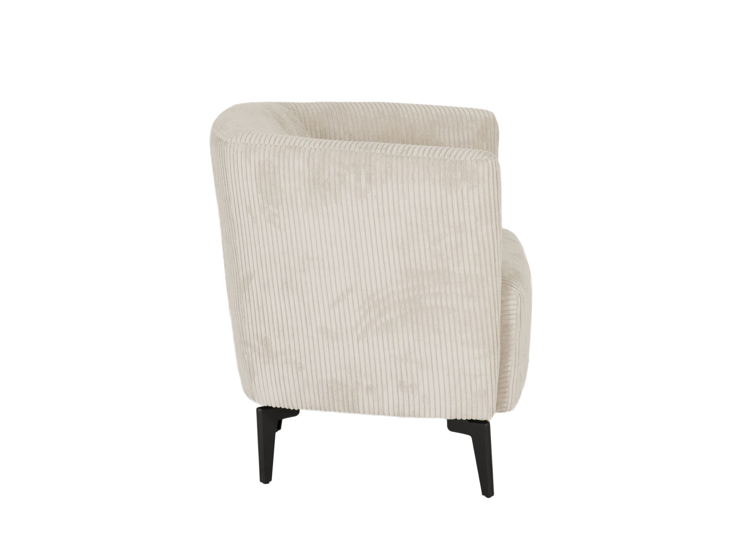 Aperçu - Fauteuil Capri 67x71x73cm - velours - ivoire