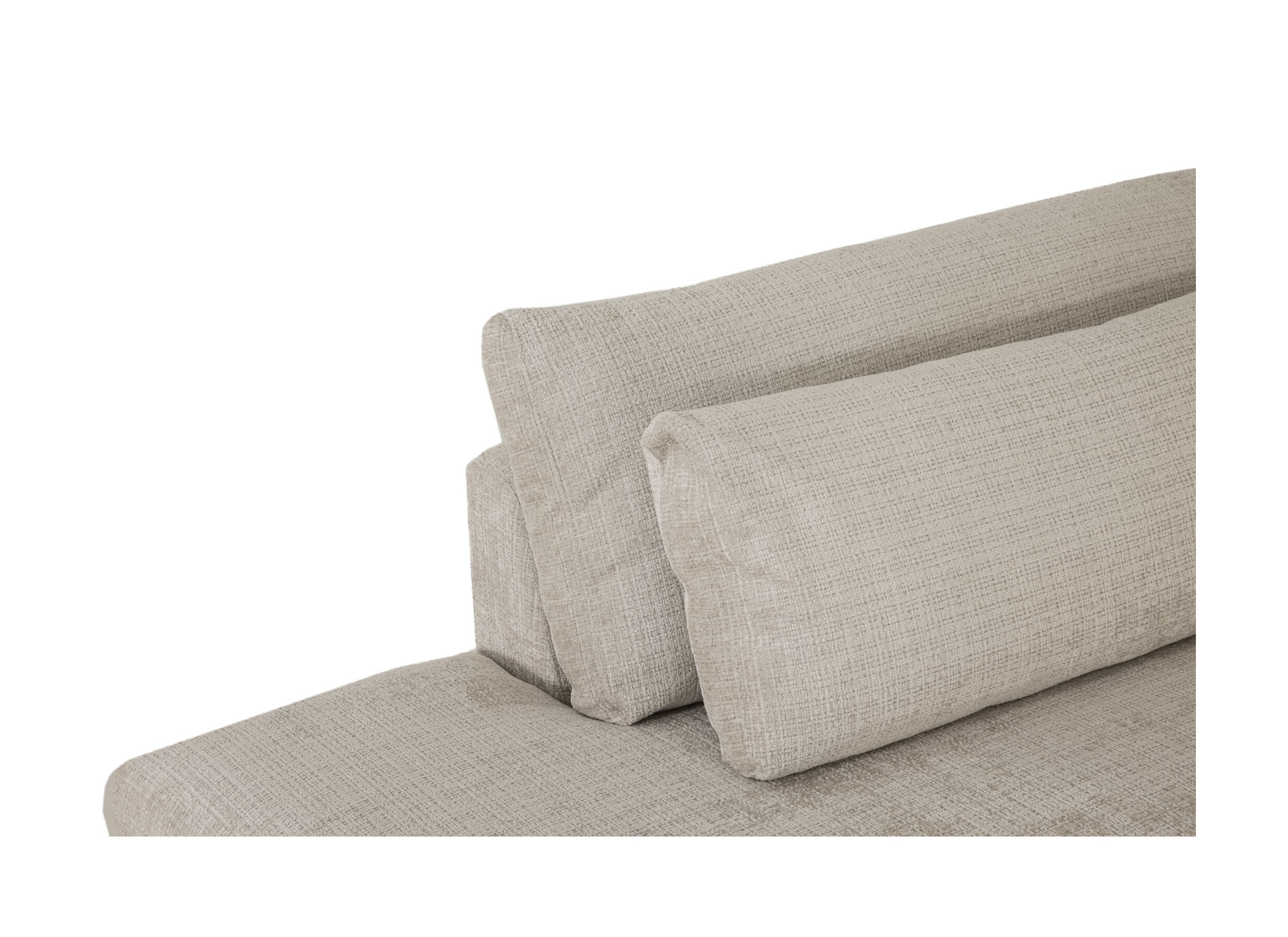 Detail - Canapé d'angle New Polo 430x226cm - tissu - beige