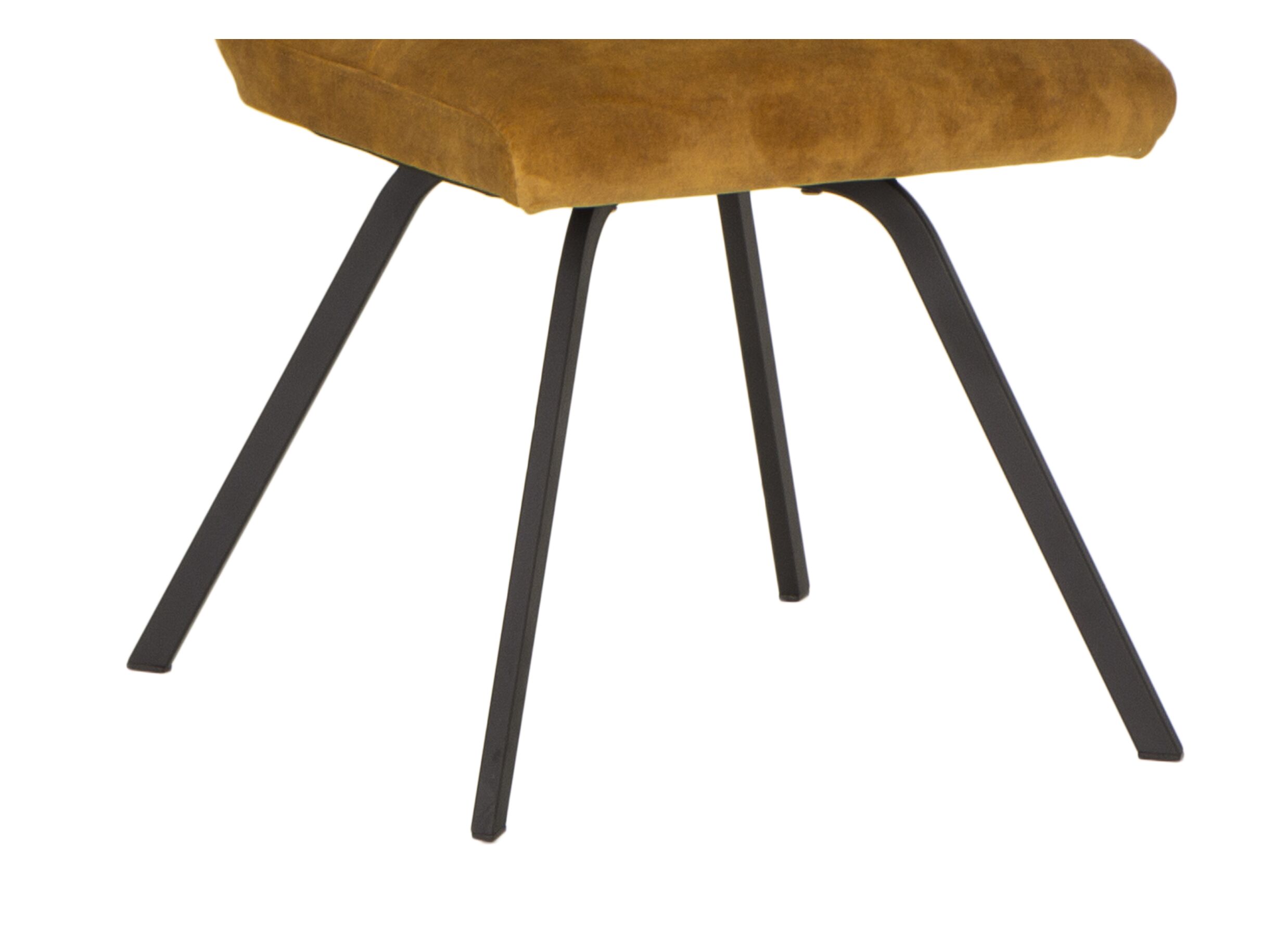 Stoel Adore 46x60x87cm - stof - goud