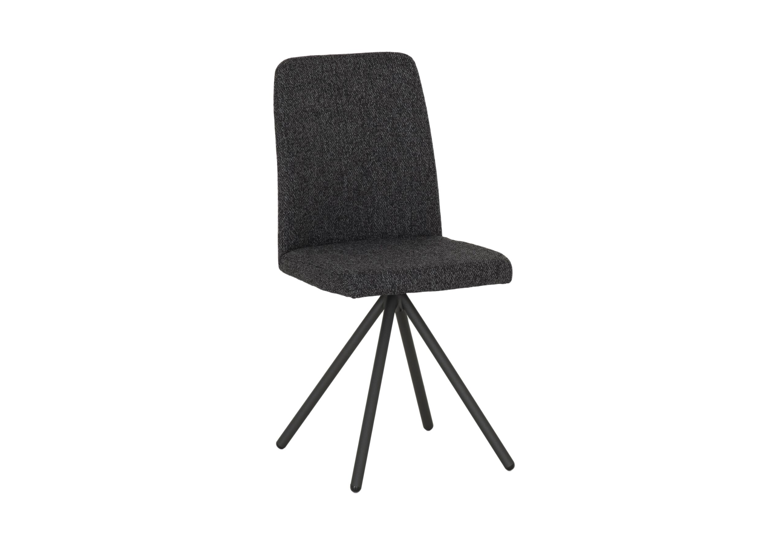 Chaise Pinot stof carbon - Chaise Pinot 44,5x61x90cm - acier/tissu - carbon