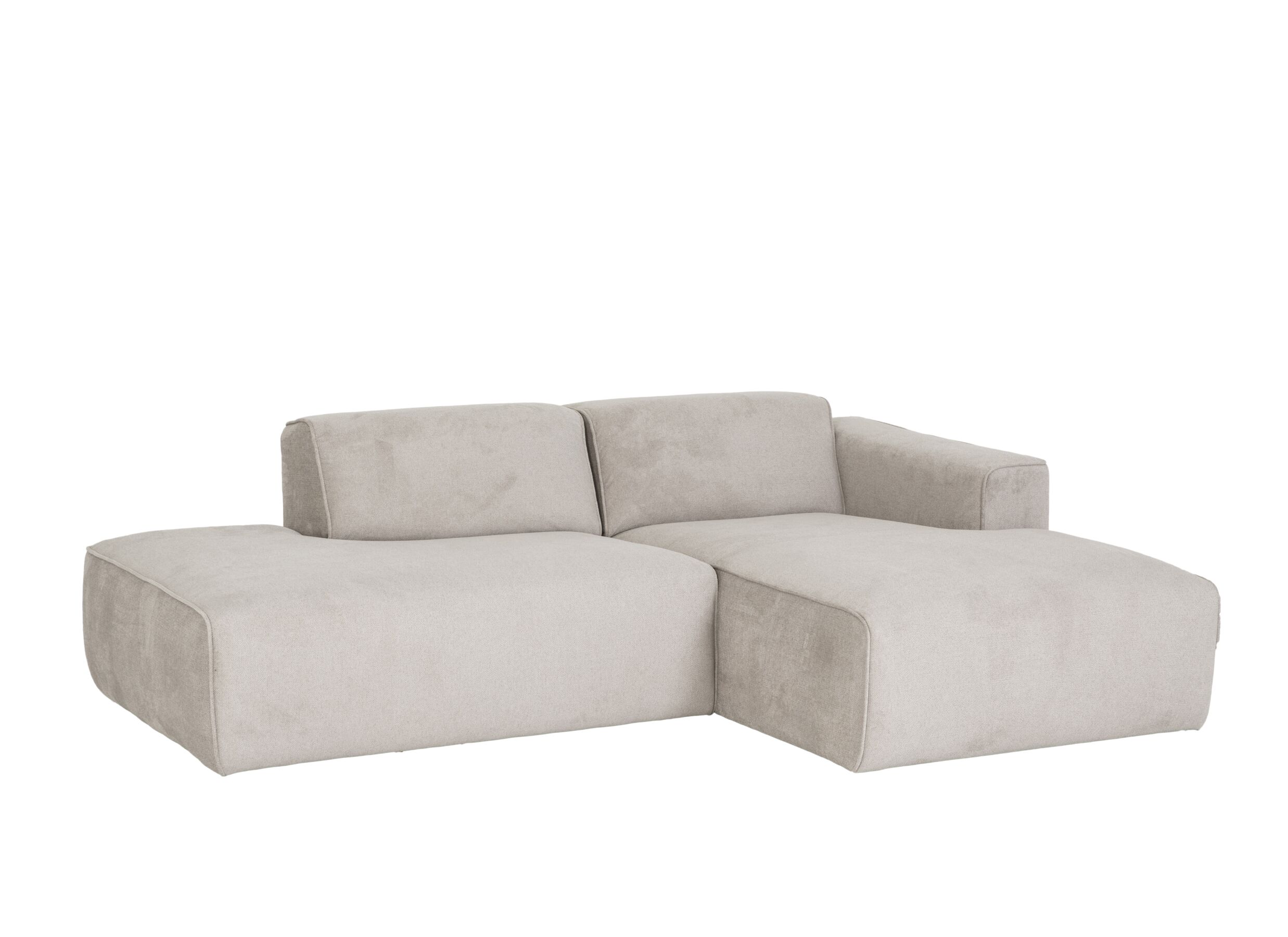 Hoeksalon Enjoy 227x161cm - stof - beige - Hoeksalon Enjoy 227x161cm - stof - beige