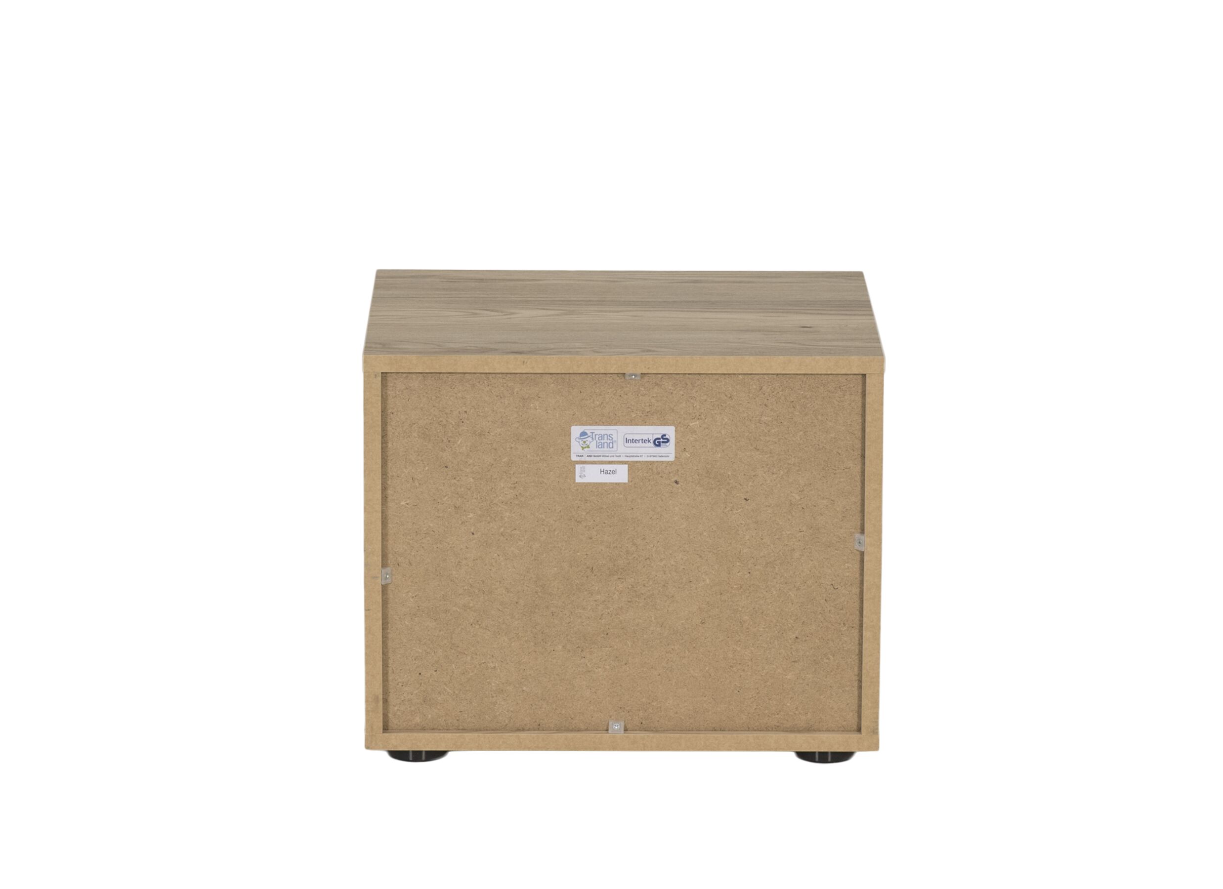 Overzichtsfoto - Nachtkastje Hazel 48x40x52cm - melamine - beige & montana eik