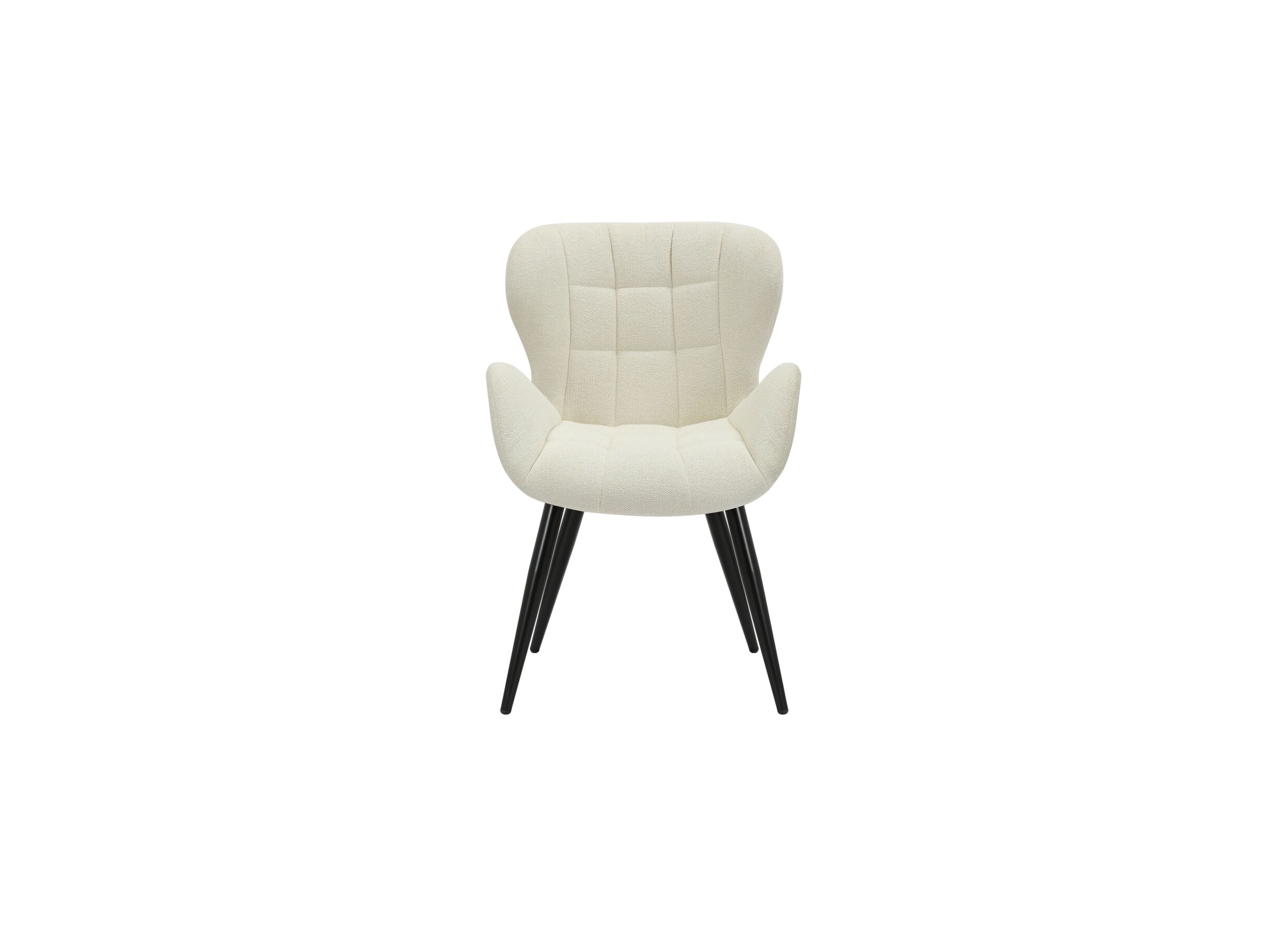 Stoel Orkney 59x64x87cm - bouclé - beige