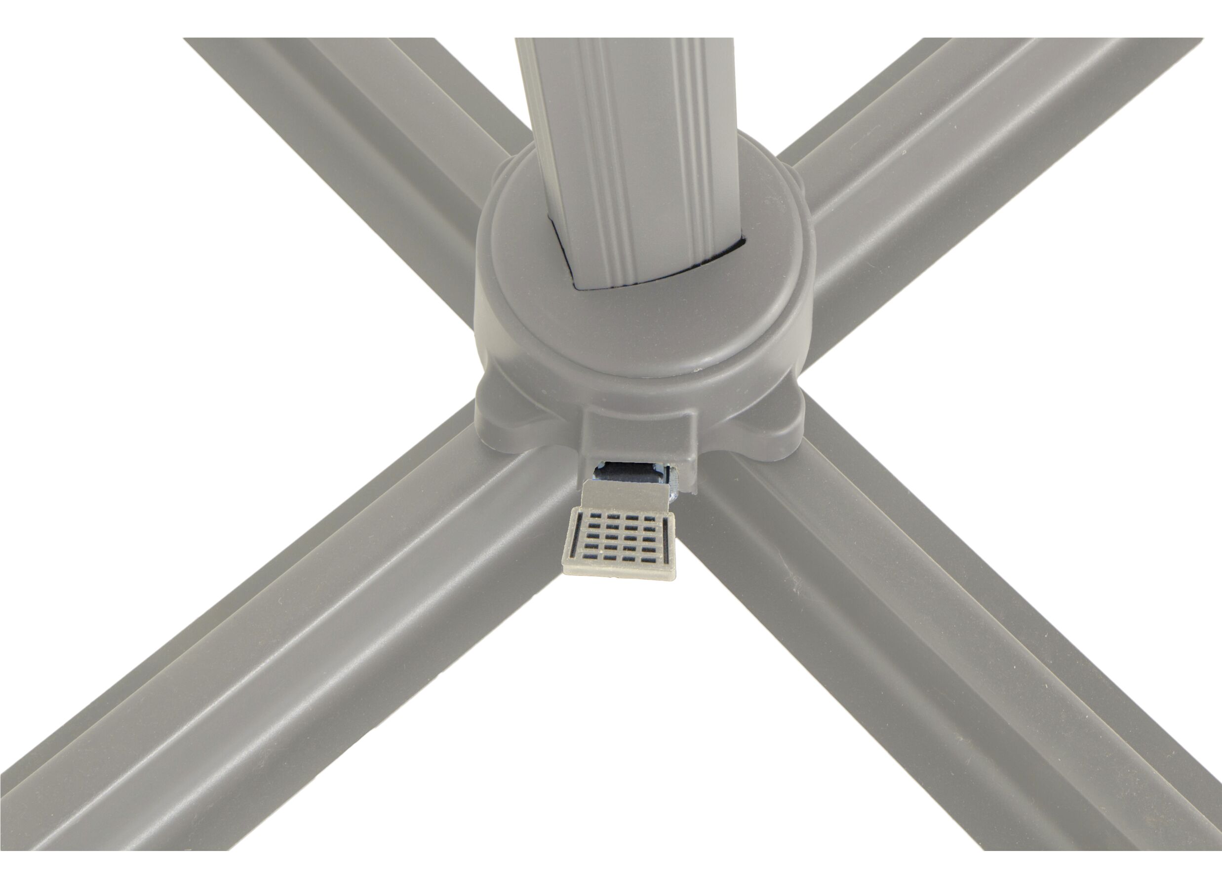 Detail - Parasol déporté Sycamore 300x400cm UV50+ mastic avec couverture