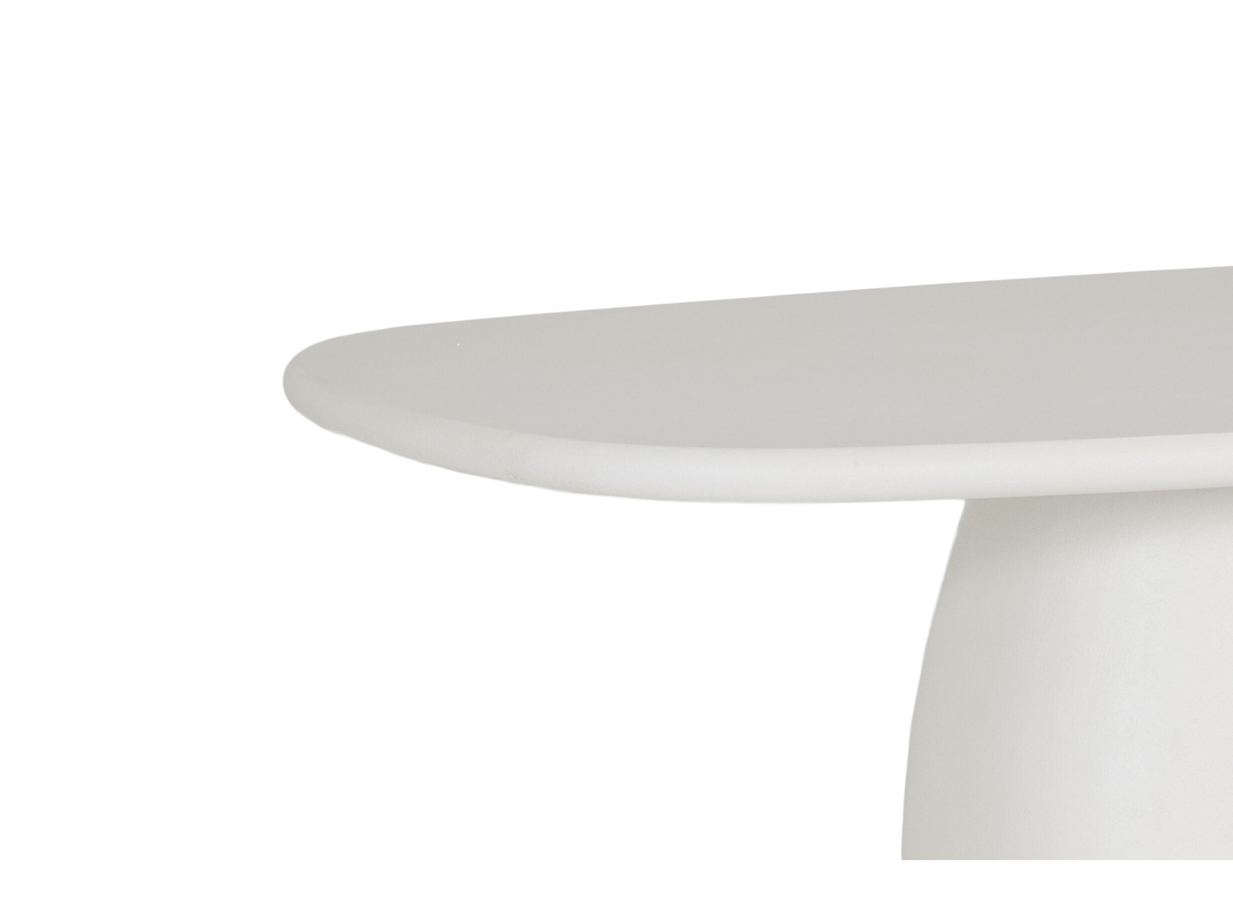 Detail - Table Danilo 220x110cm - décor - milky white