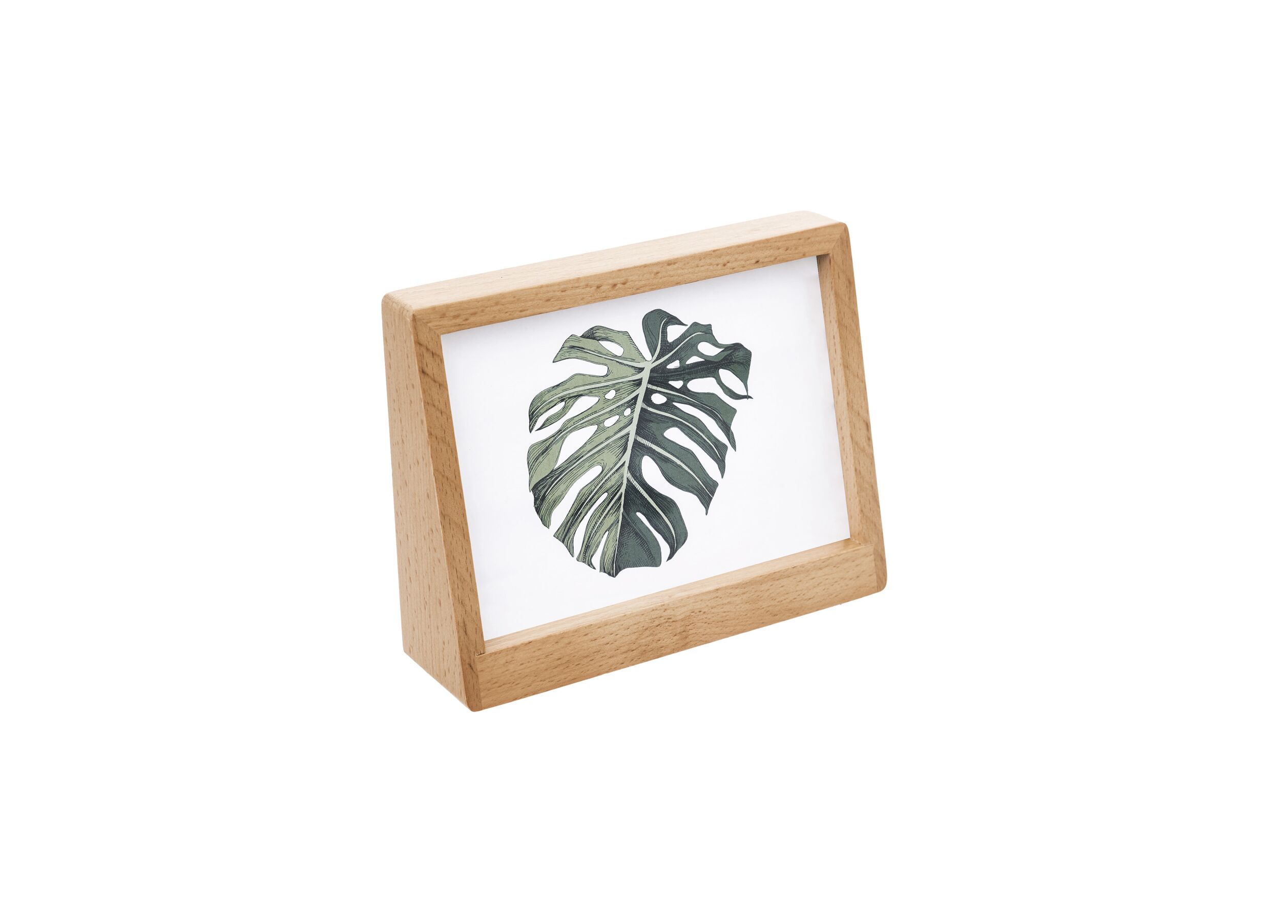Cadre photo Eris 10x15cm - Cadre photo Eris 15x10cm - bois & verre - naturel