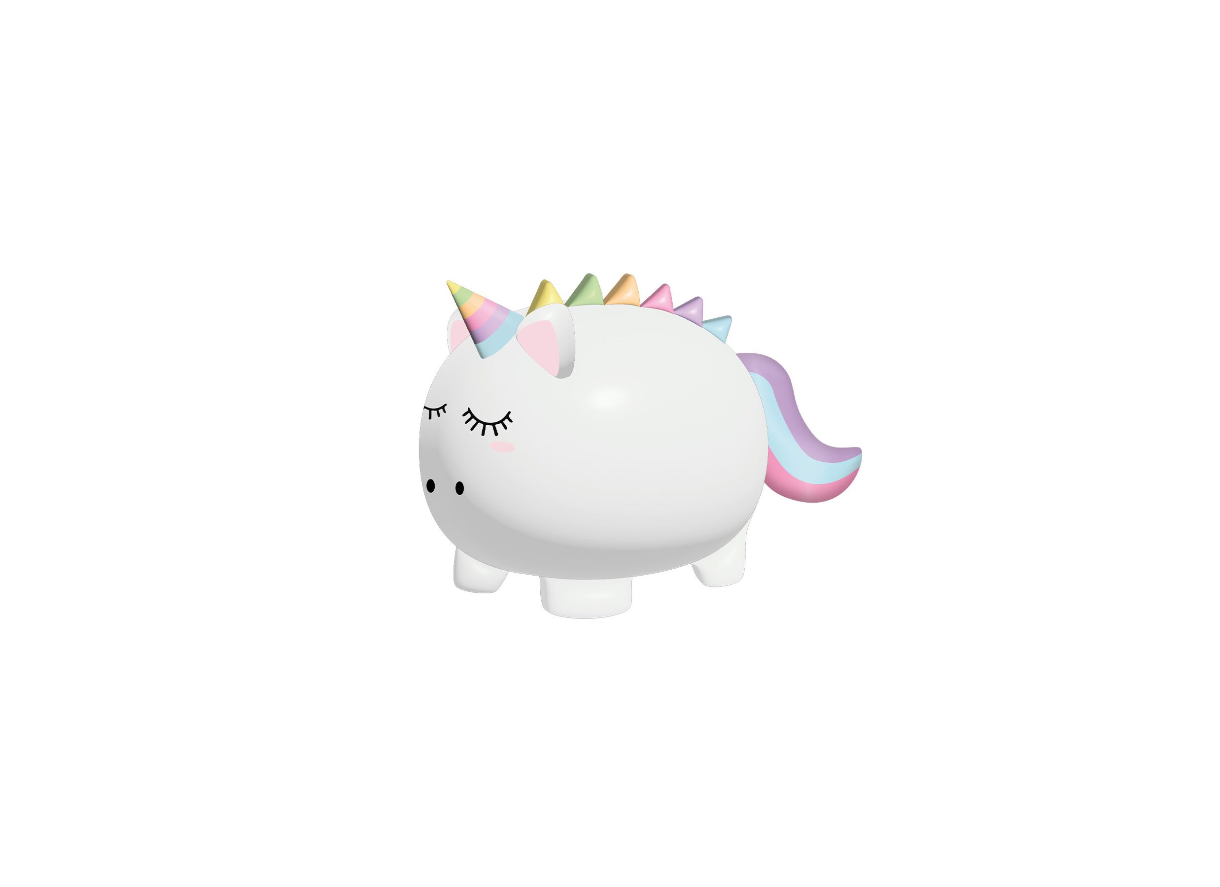 Spaarpot Unicorn H16cm