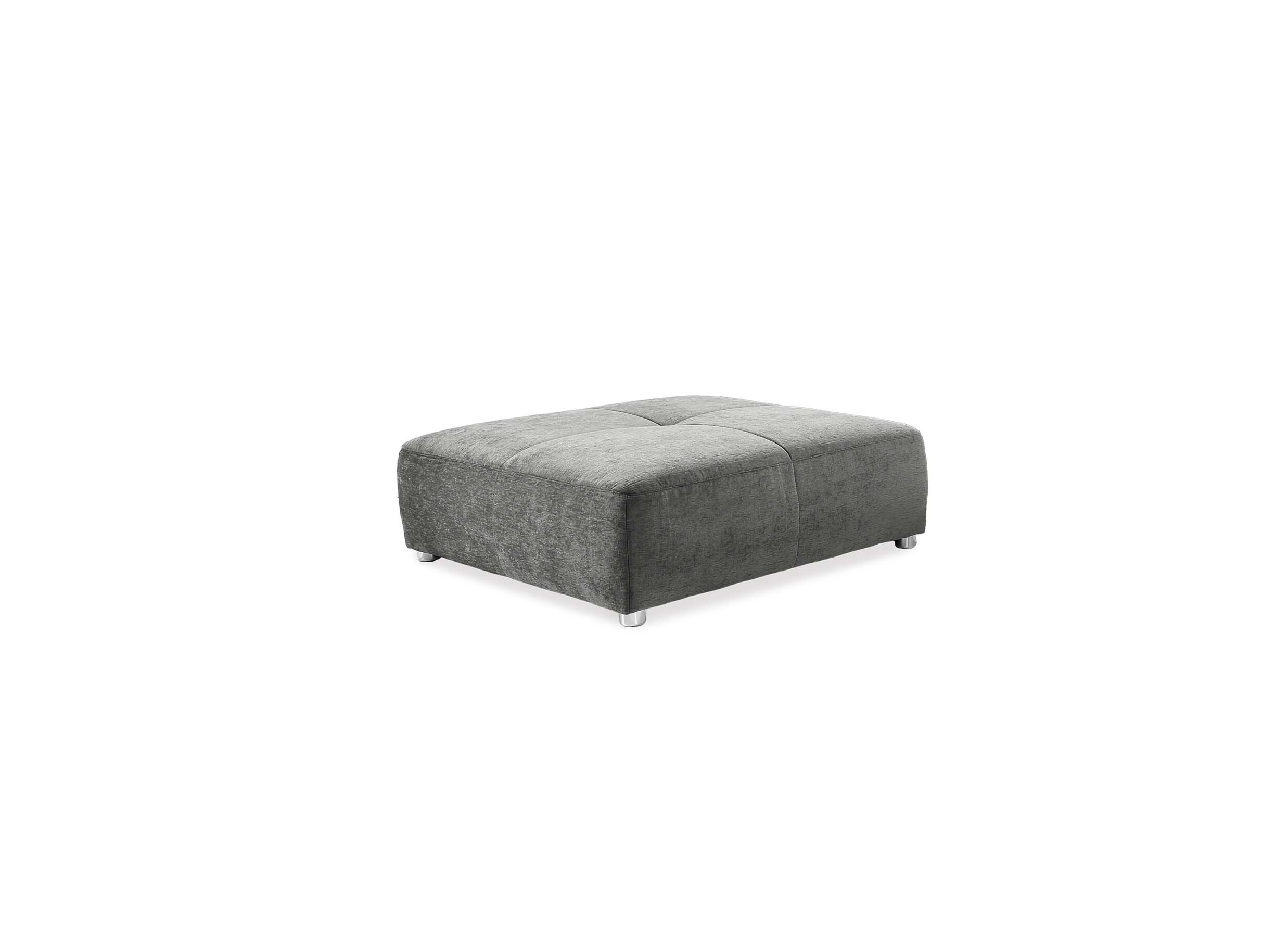 Poef Gulliver 126x126x41cm - stof - grijs - Poef Gulliver 126x126x41cm - stof - grijs