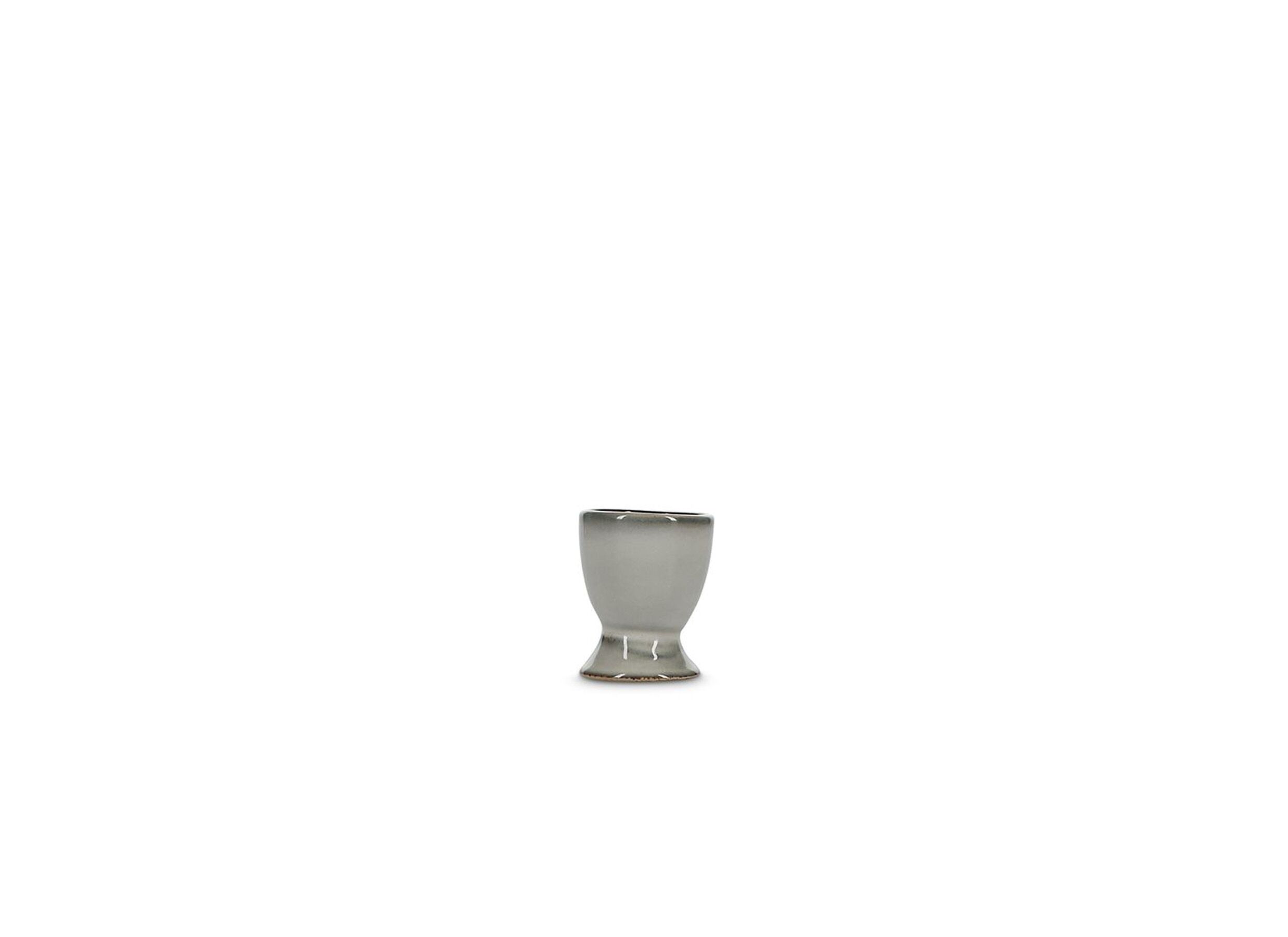 Plus Important - Coquetier Artisan 5x6cm - stoneware - vert