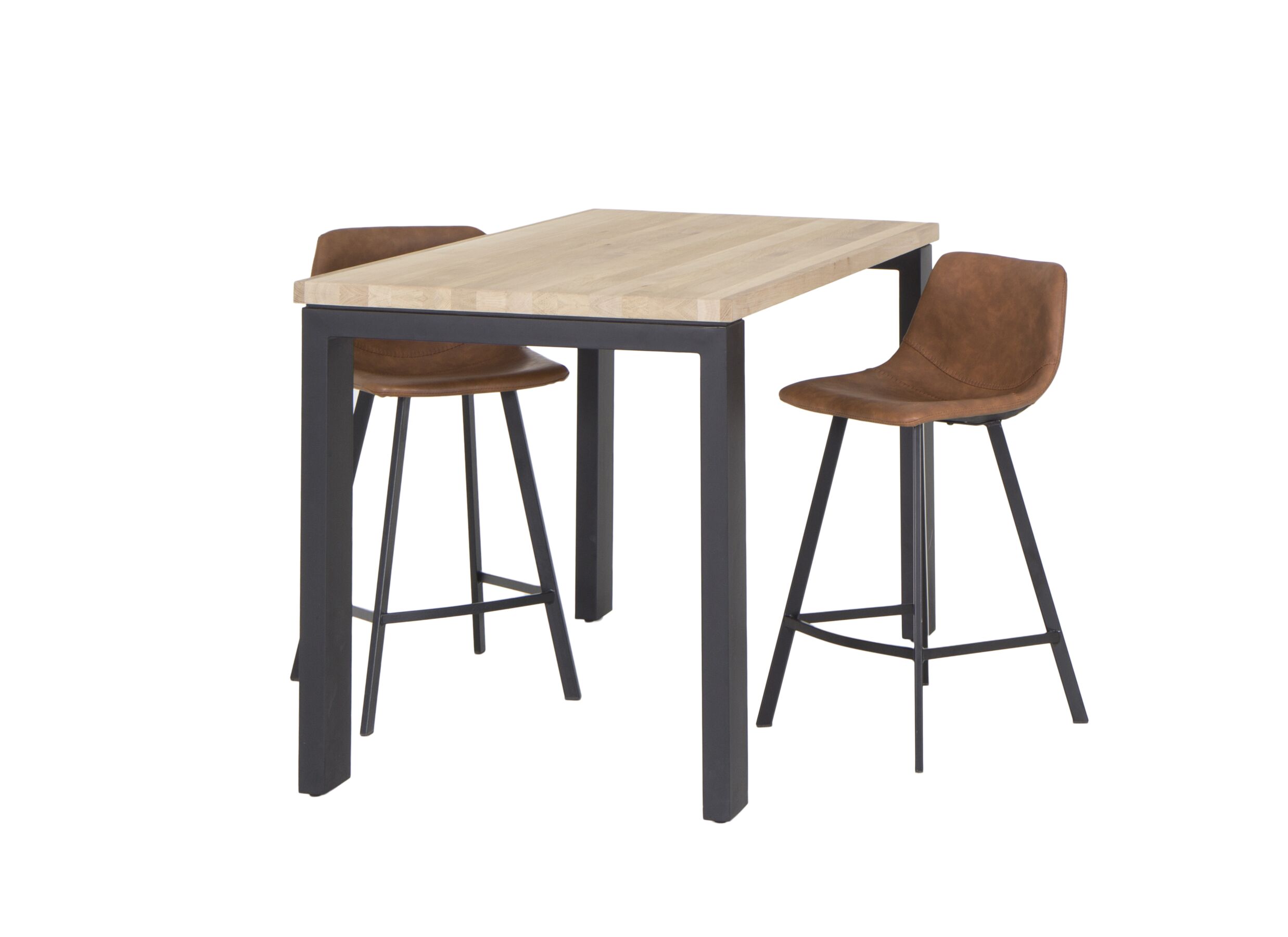 Bartafel Tembo 140x80cm - eik massief - naturel