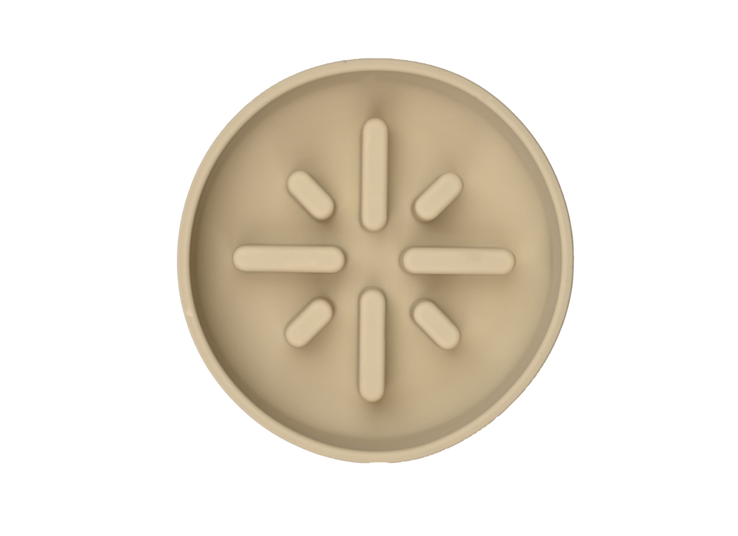 Aperçu - Gamelle Sili Nourrisseur lent 1400ml - silicone - sable