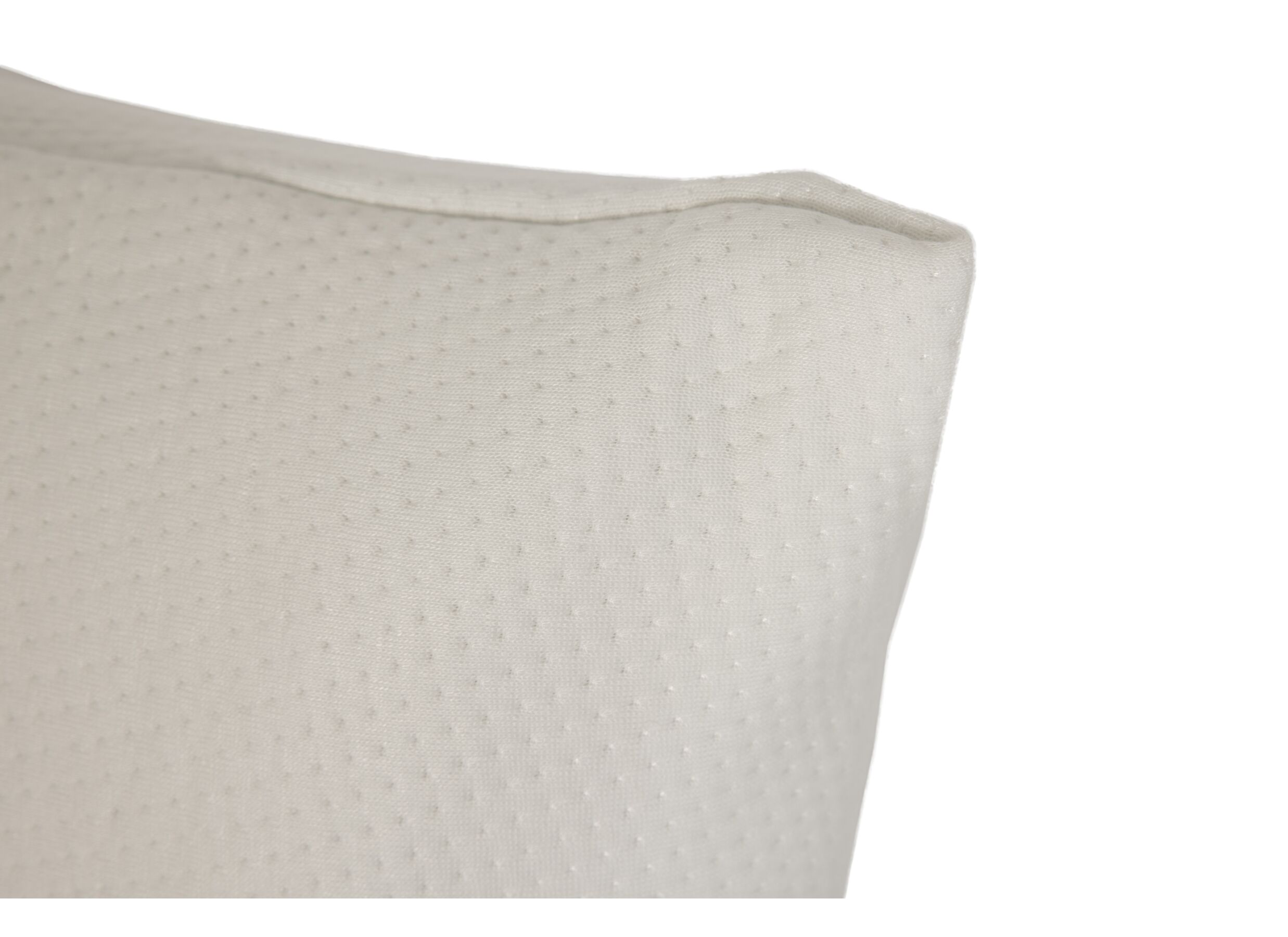 Detail - Oreiller Latex Soft 40x60cm - tissu bambou & polyester - blanc