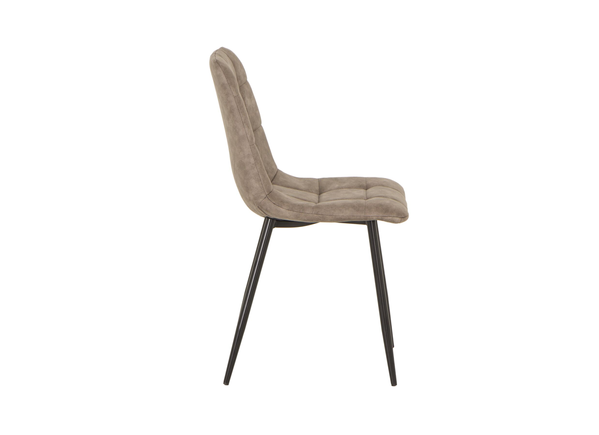 Detail - Chaise Churchill 46x54,5x85cm - métal/tissu - taupe