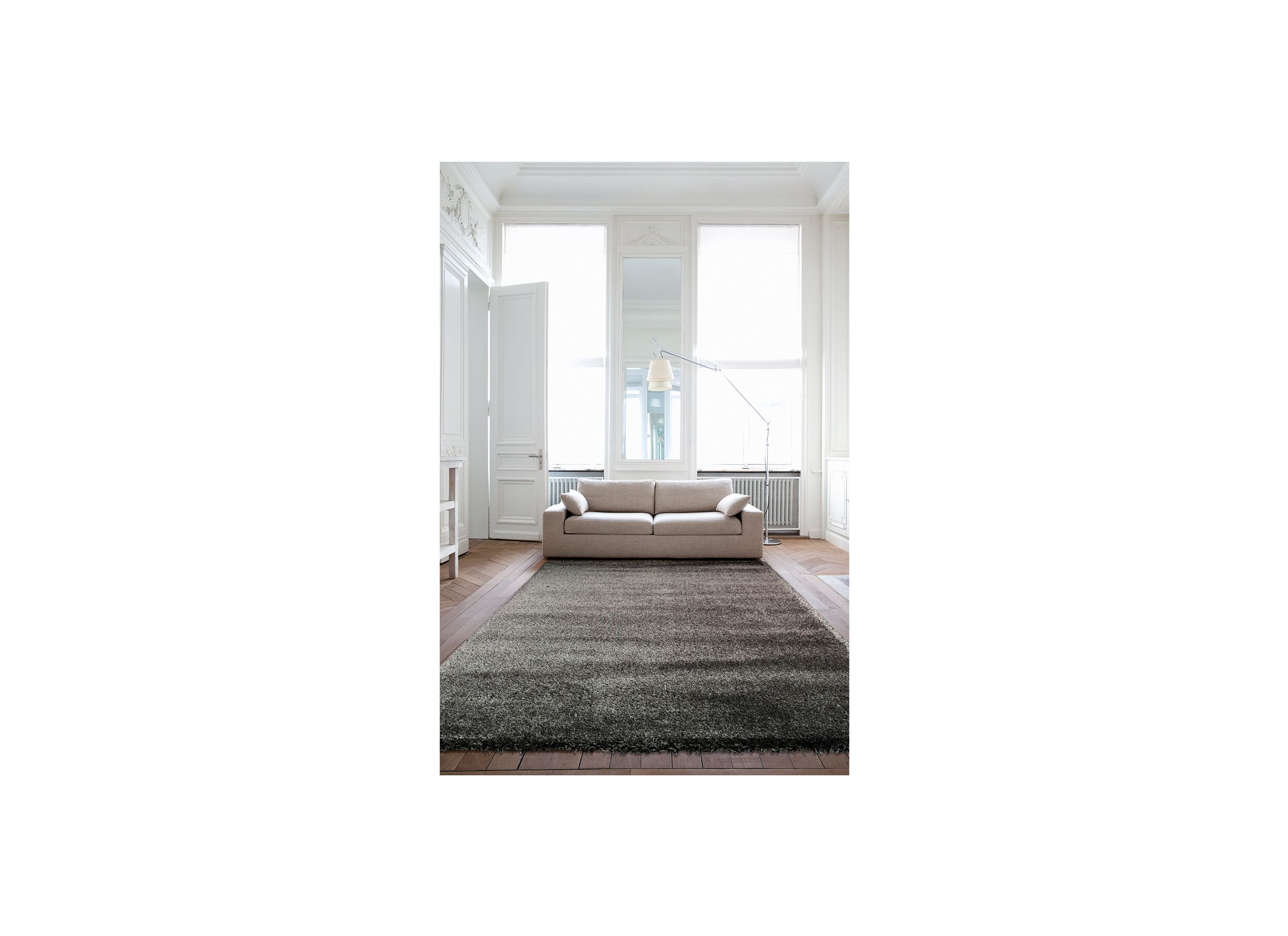 Foto ambiance - Tapis Spirit 200x290cm - polyester - anthracite