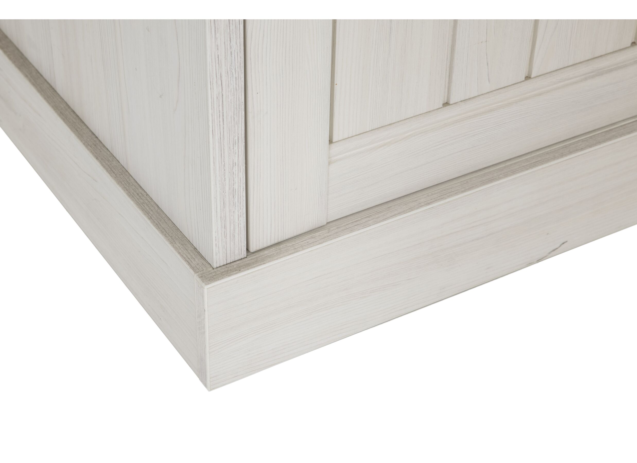 Detailfoto - Vitrinekast 122cm - decor - lariks/bruine eik