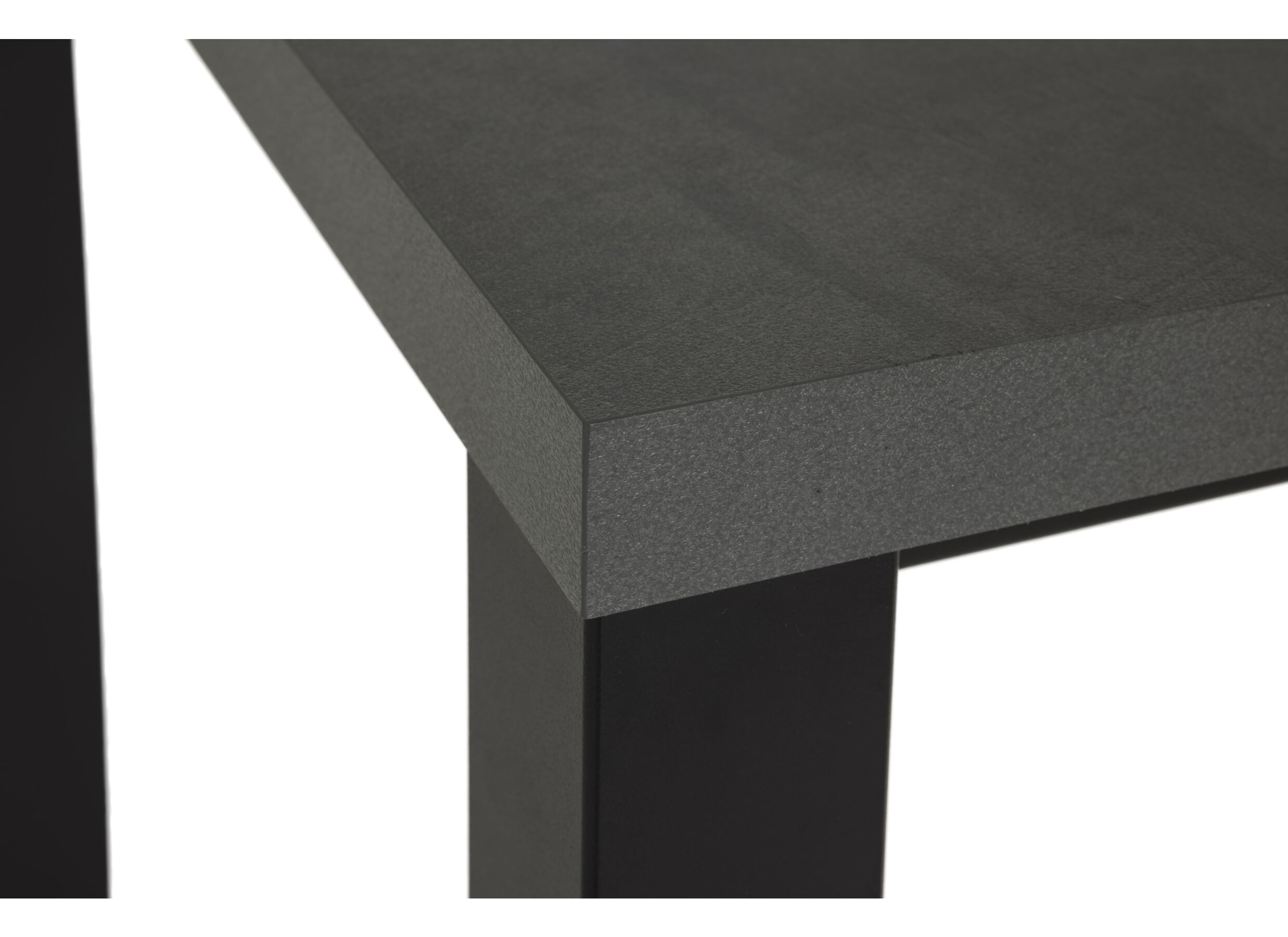 Detail - Table de bar Qube 150x90cm - HPL - gris vert