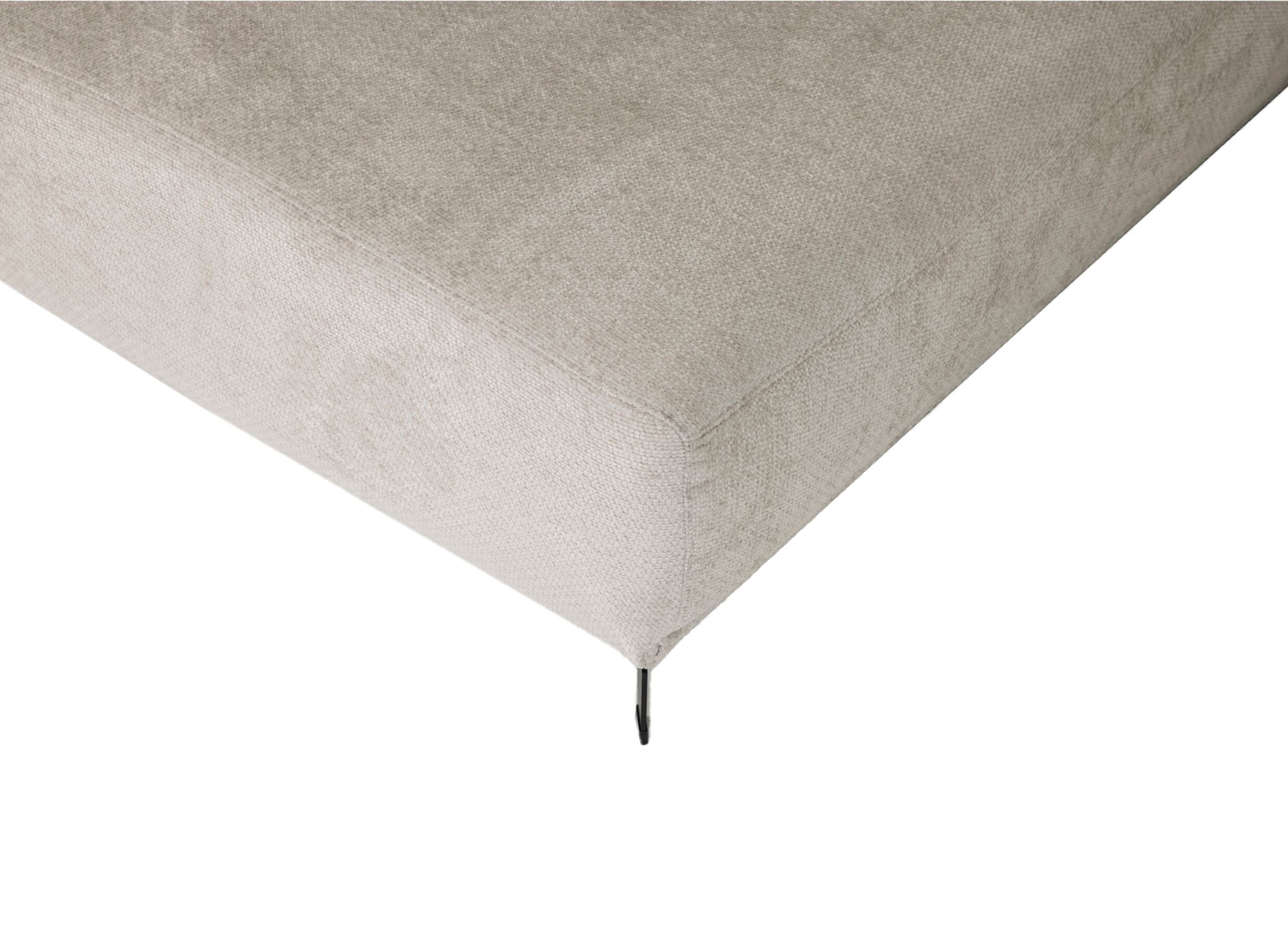 Detailfoto - Hoeksalon Mats 372x227cm - stof - lichtgrijs