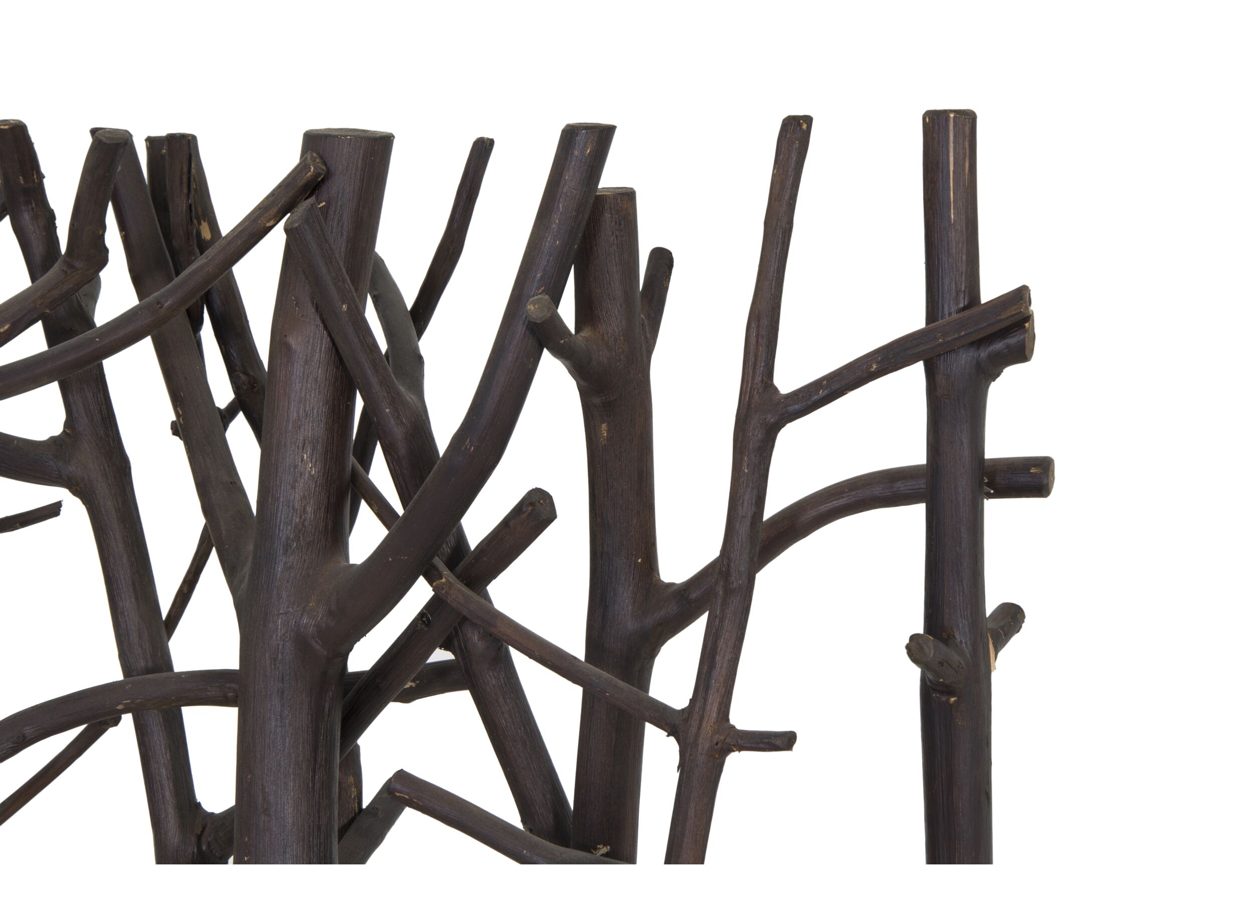 Detail - Paravent Georges 100cm - manguier massif - noir