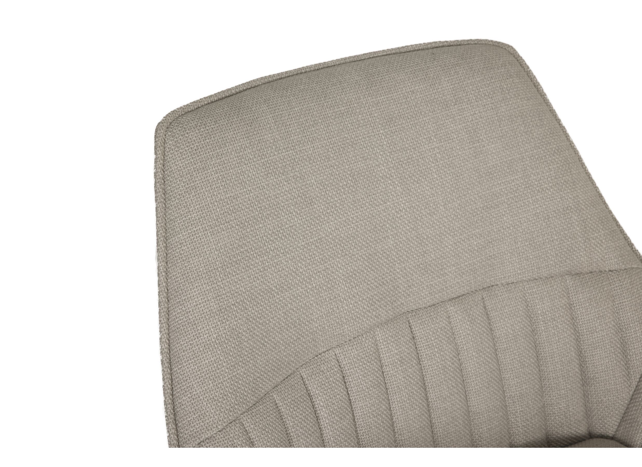 Fauteuil pivotant Tauris 78x90x82cm - tissu - beige