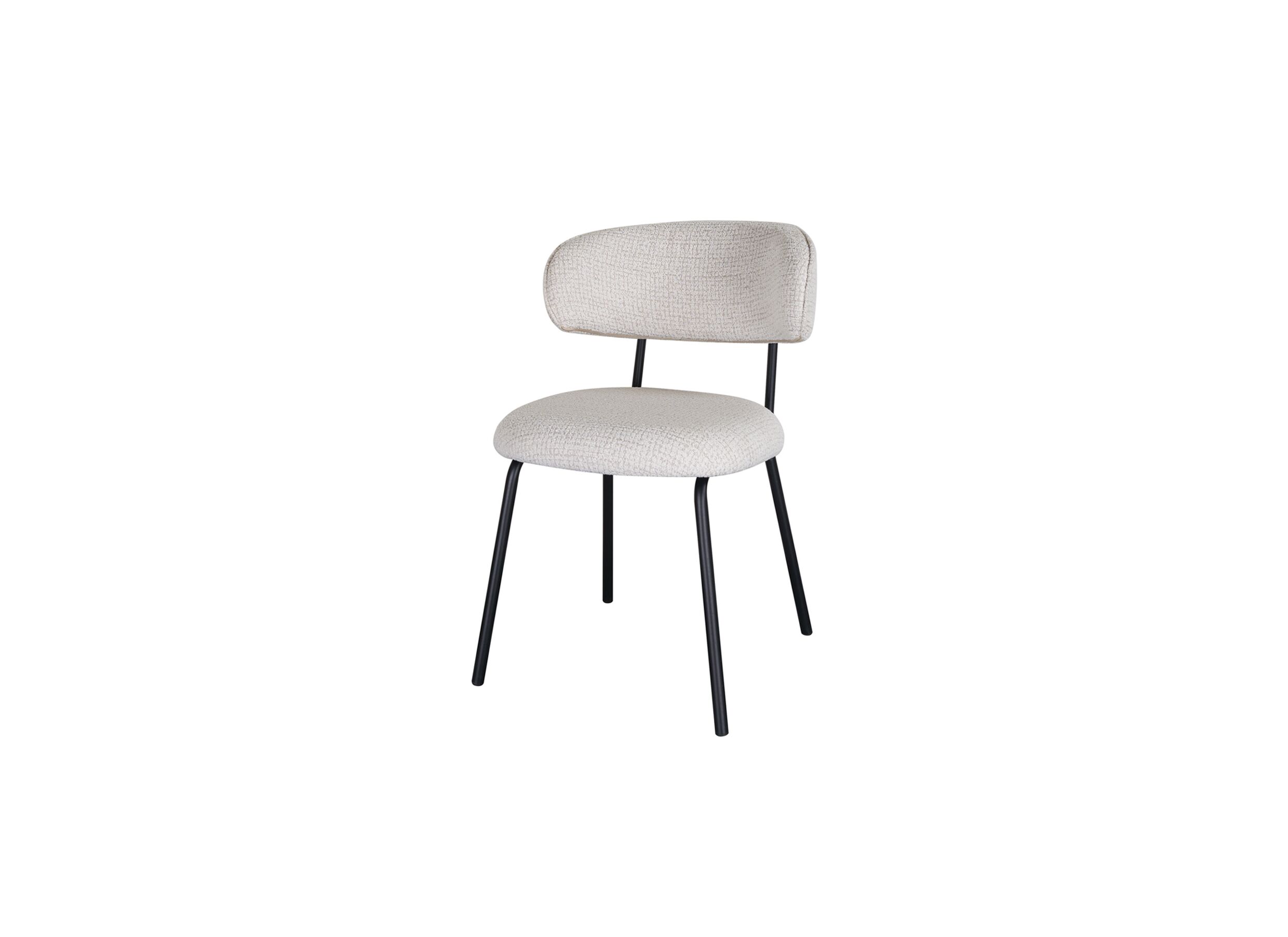 Plus Important - Chaise Suki 53x61,5x79cm - tissu - beige