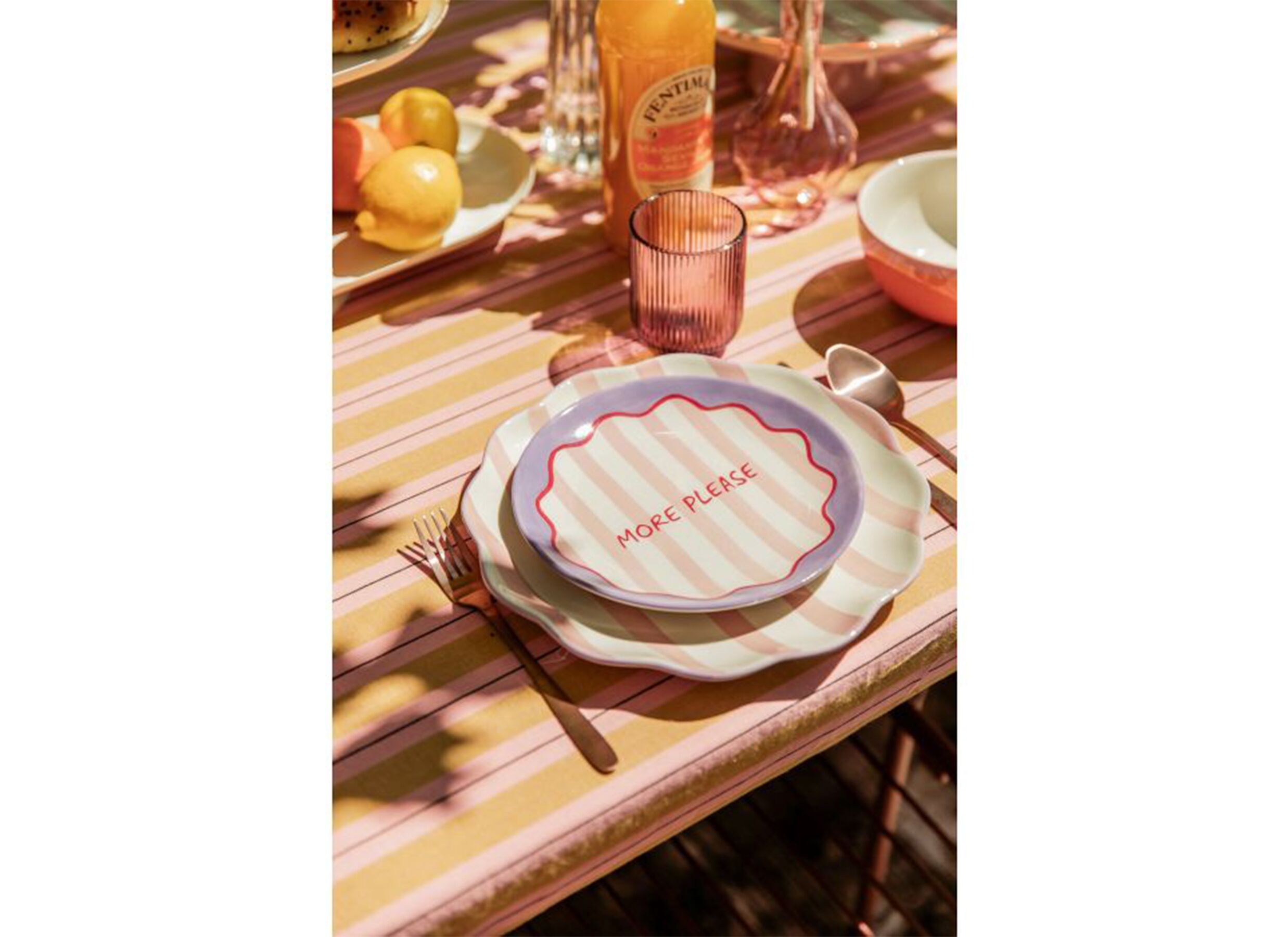 Sfeerfoto - Bord Mag Ø26,5cm - keramiek - multicolor