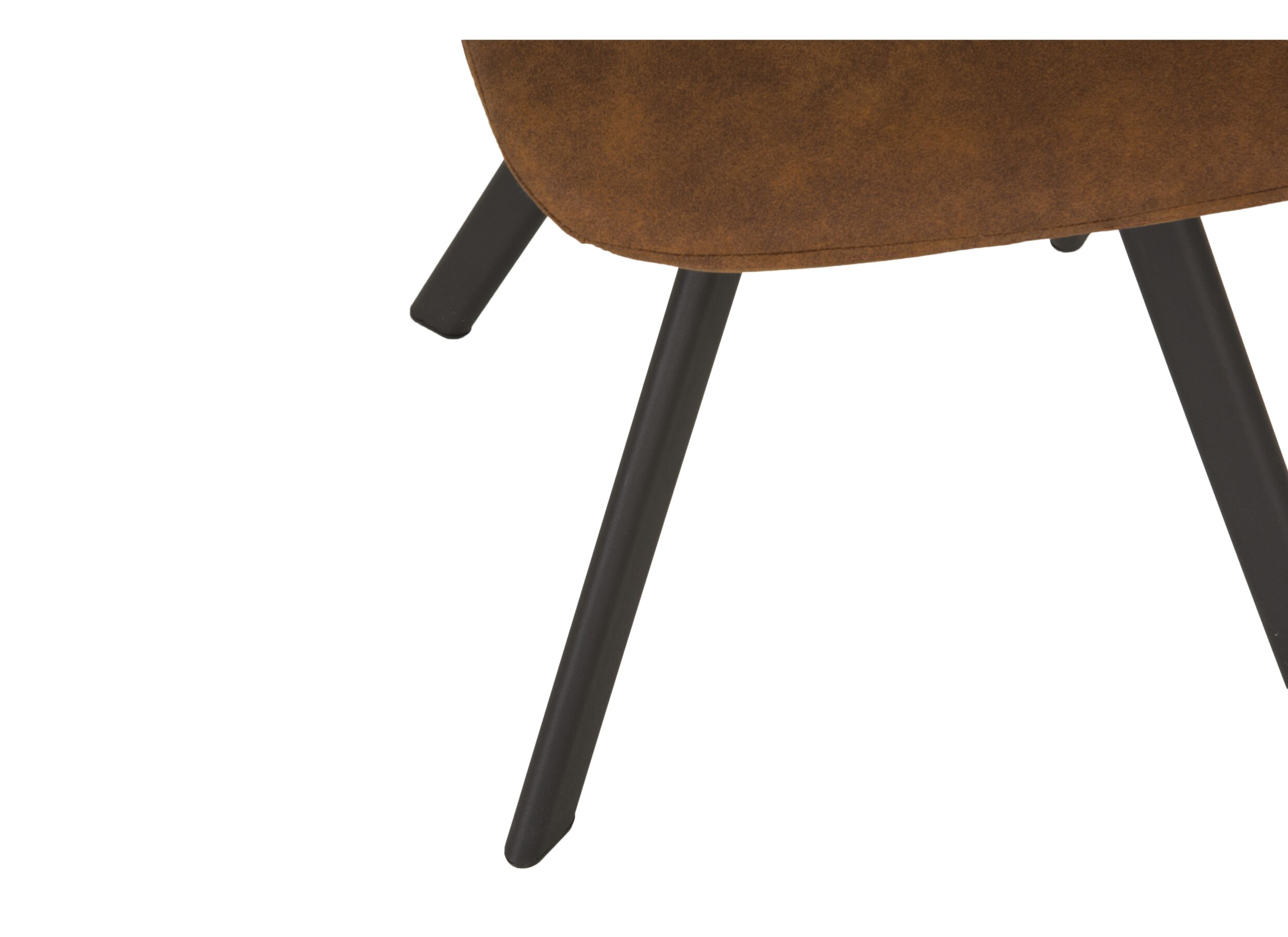 Detail - Chaise Frantz 47x57x83cm - tissu - cognac