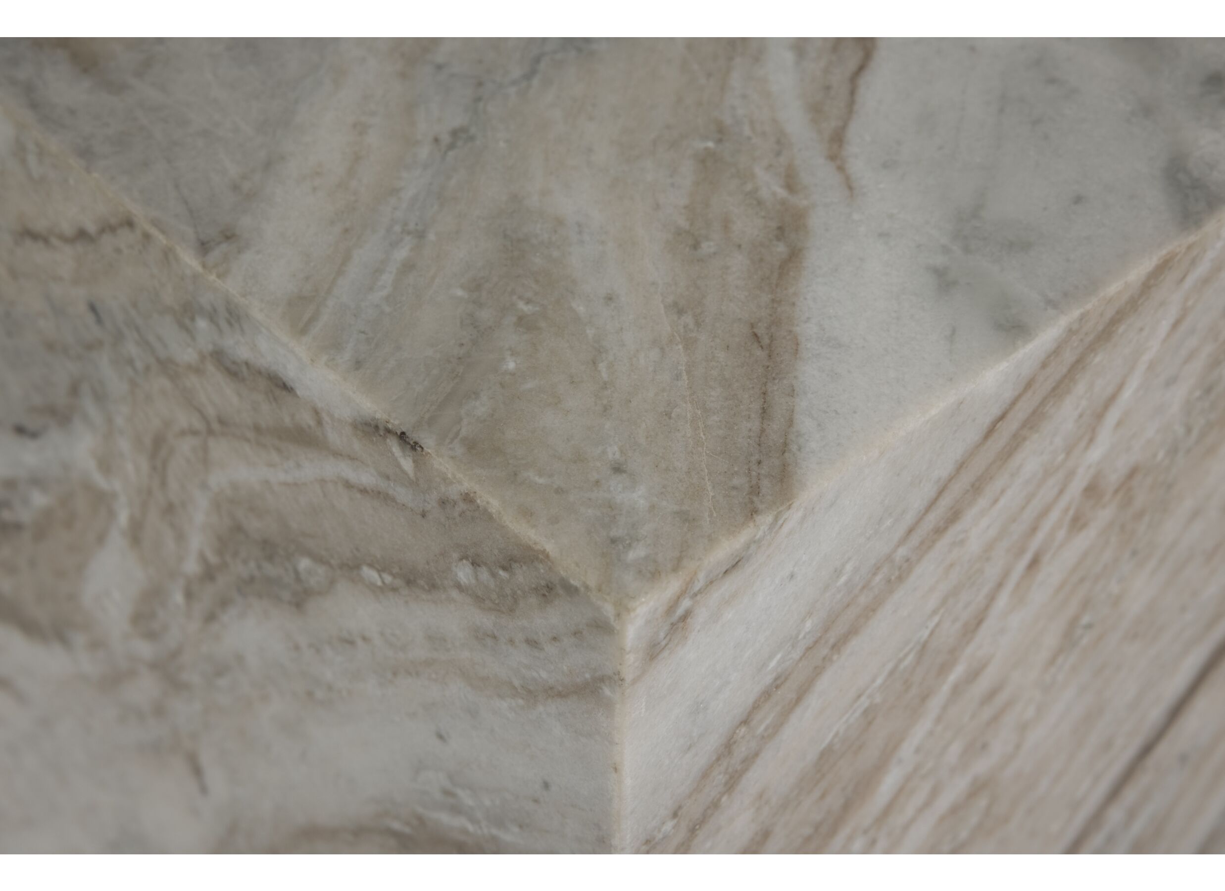 Detail - Colonne Calcio 40x40x70cm - marbre - blanc